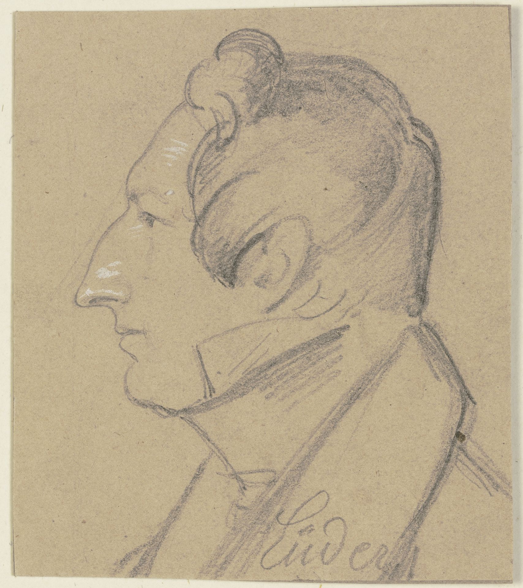 Portrait of Lüders by Carl Hoff