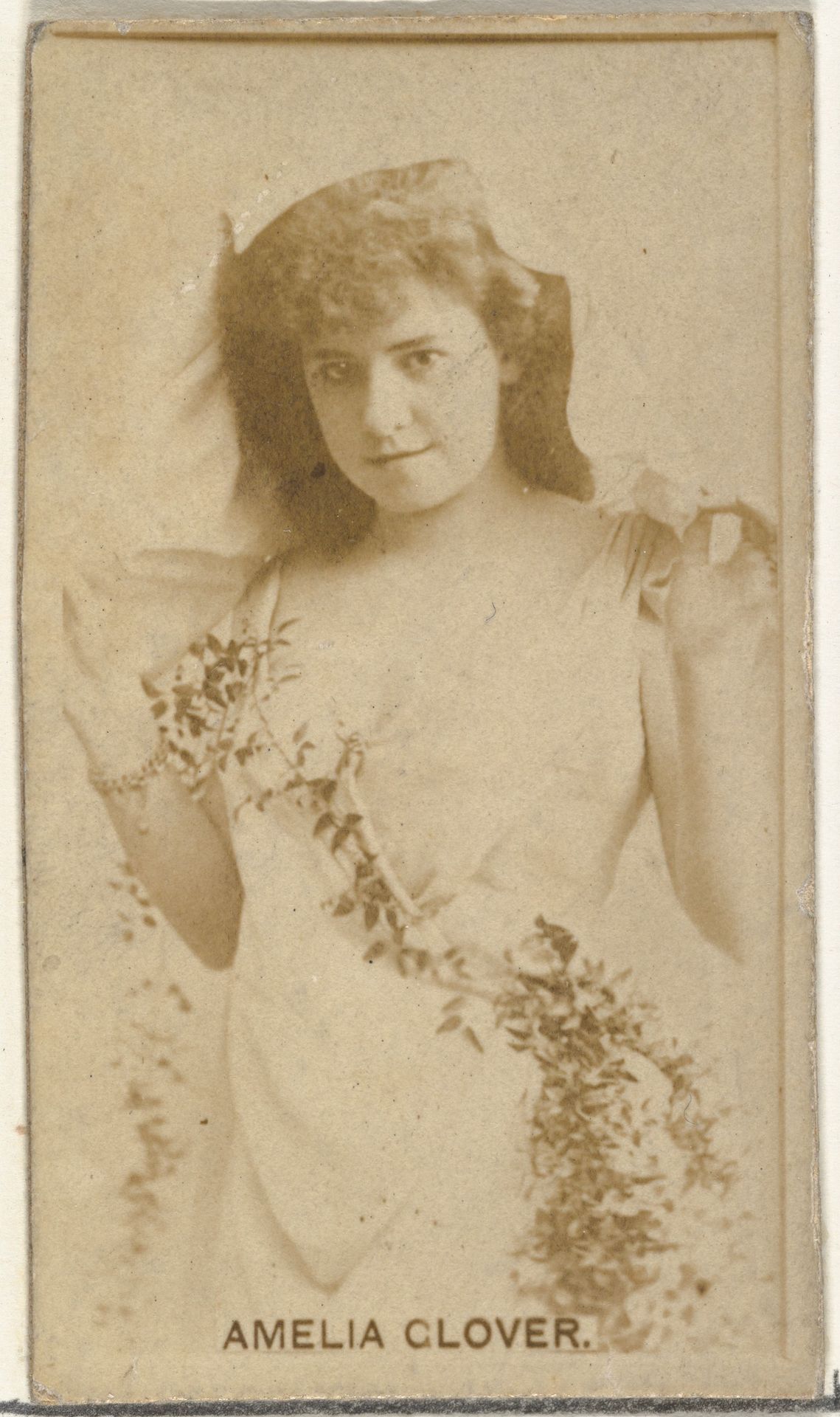 Amelia Glover, from the Actors and Actresses series (N145-8) issued by Duke Sons & Co. to promote Duke Cigarettes by W. Duke, Sons & Co.