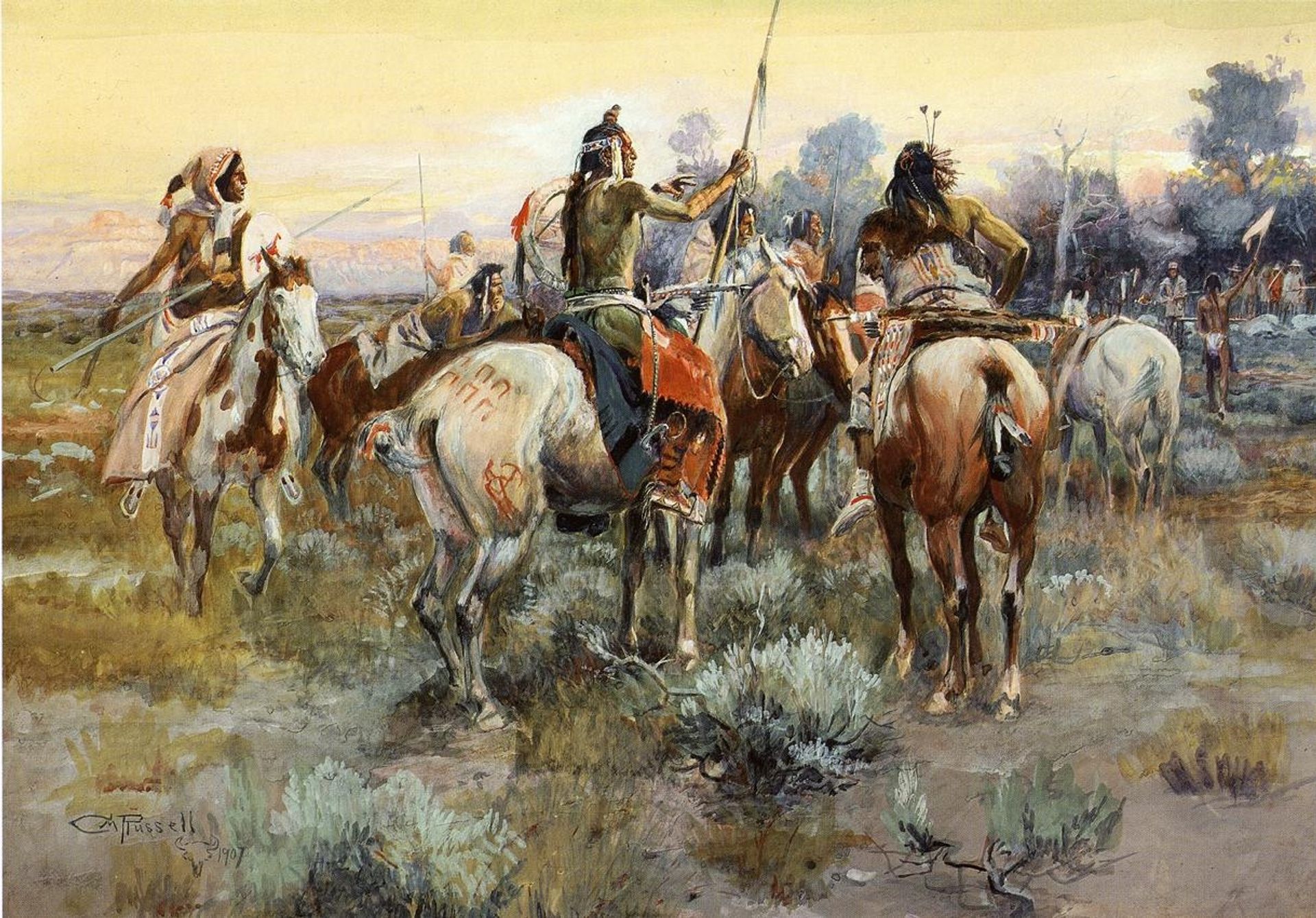 The Truce by Charles M. Russell
