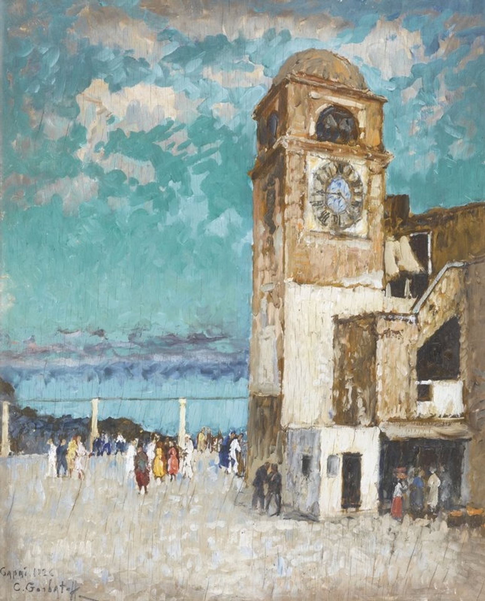 A View of Capri by Konstantin Gorbatov