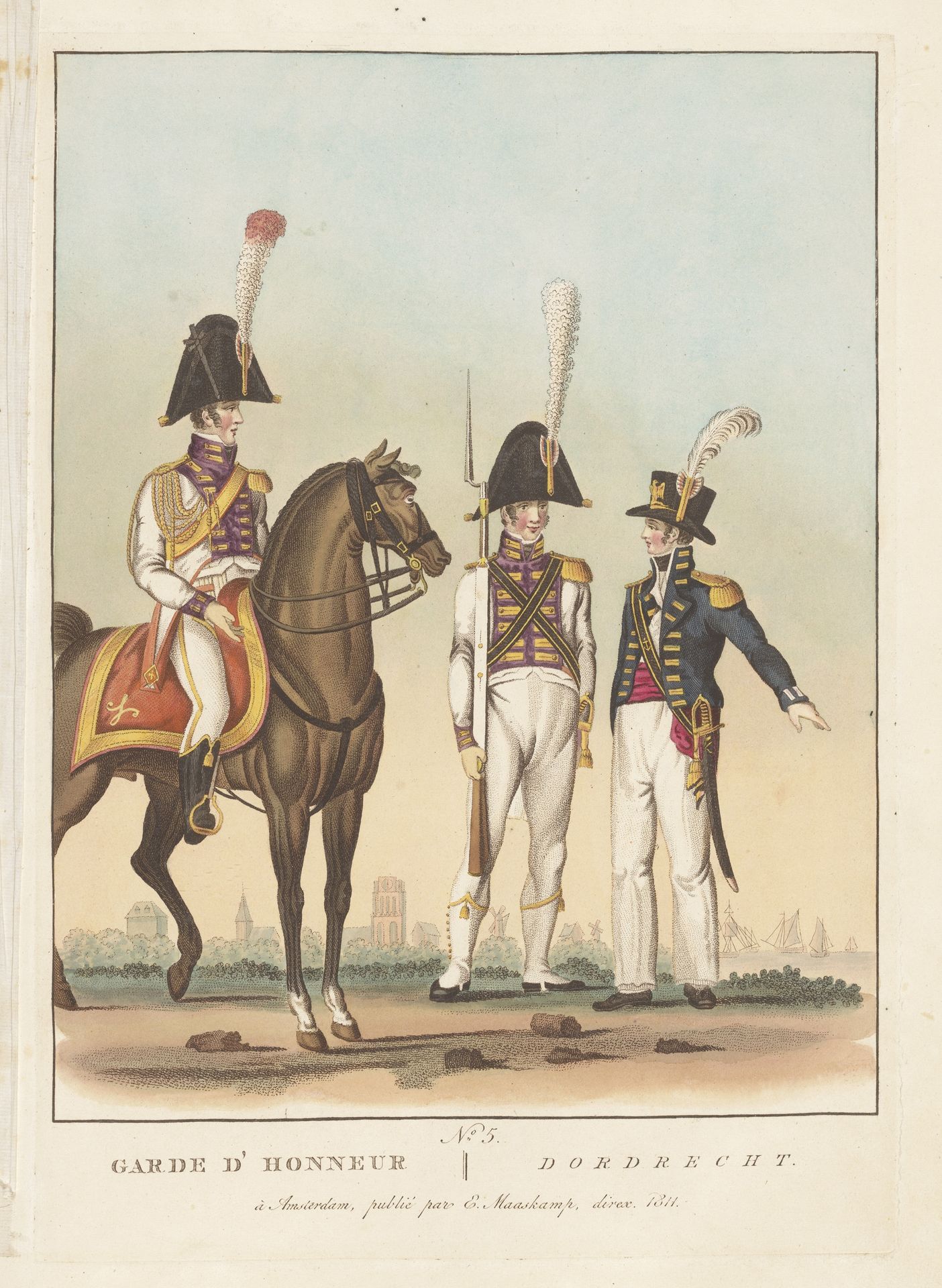 Erewacht te Dordrecht, 1811 by Anonymous