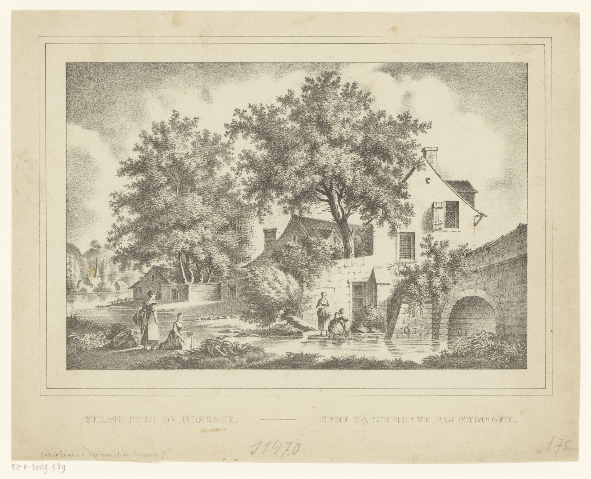 Boerderij in de buurt van Nijmegen by Anonymous