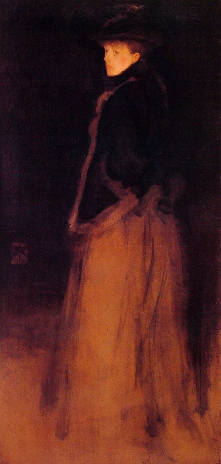 Arrangement in Black and Brown: The Fur Jacket by James Abbott McNeill Whistler