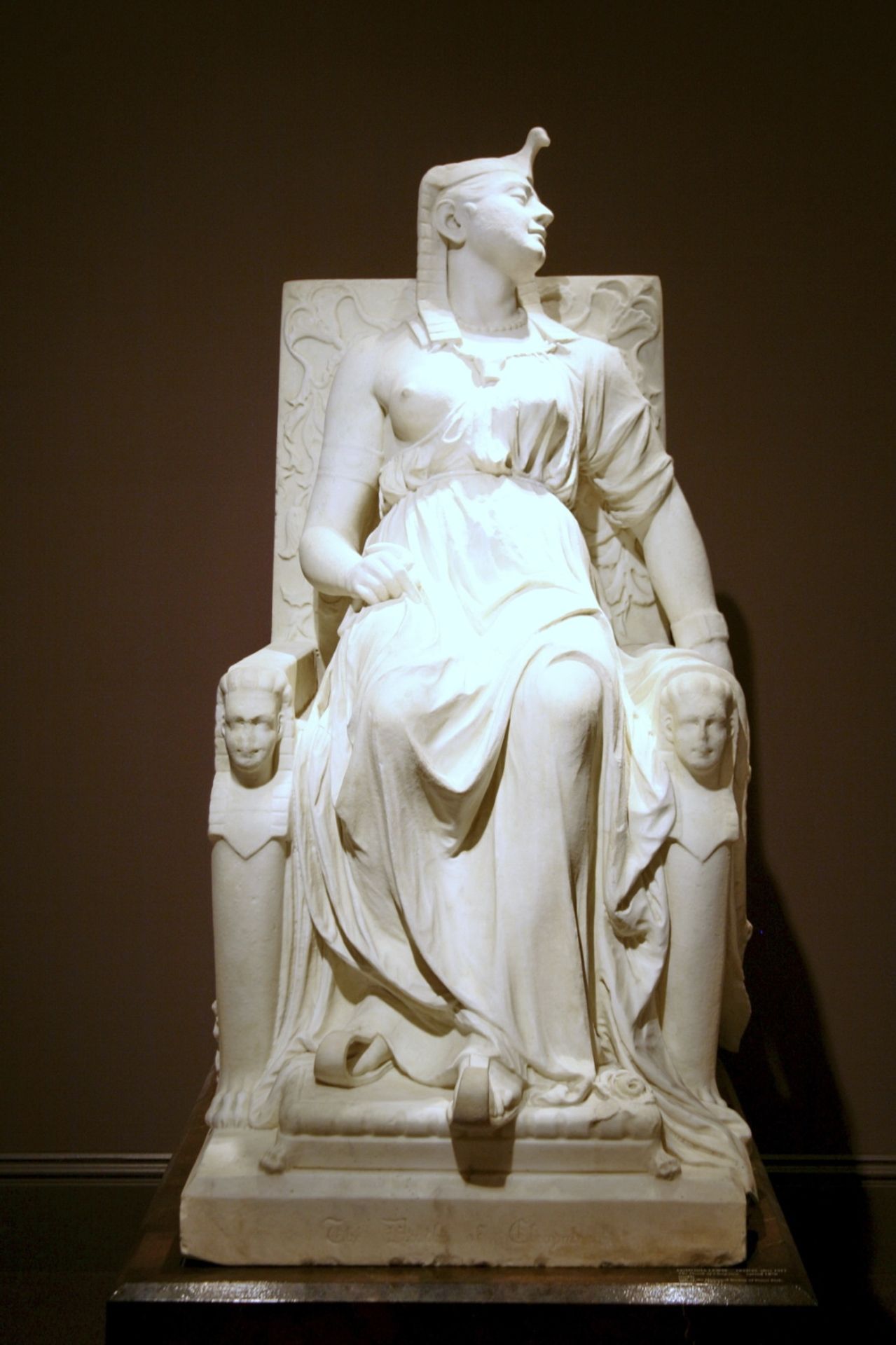 Cleopatra on Throne by Edmonia Lewis