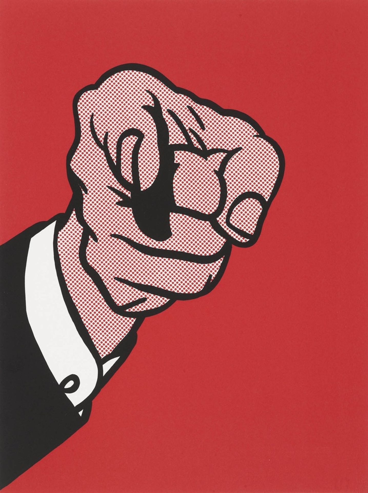 Finger Pointing by Roy Lichtenstein