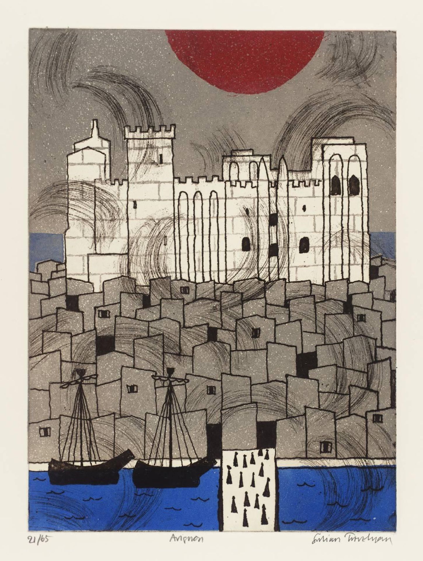 Avignon by Julian Trevelyan