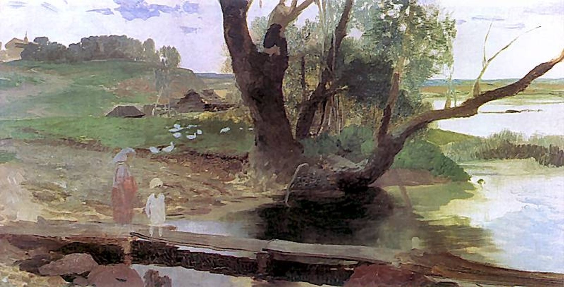 Svislach Landscape by Henryk Siemiradzki