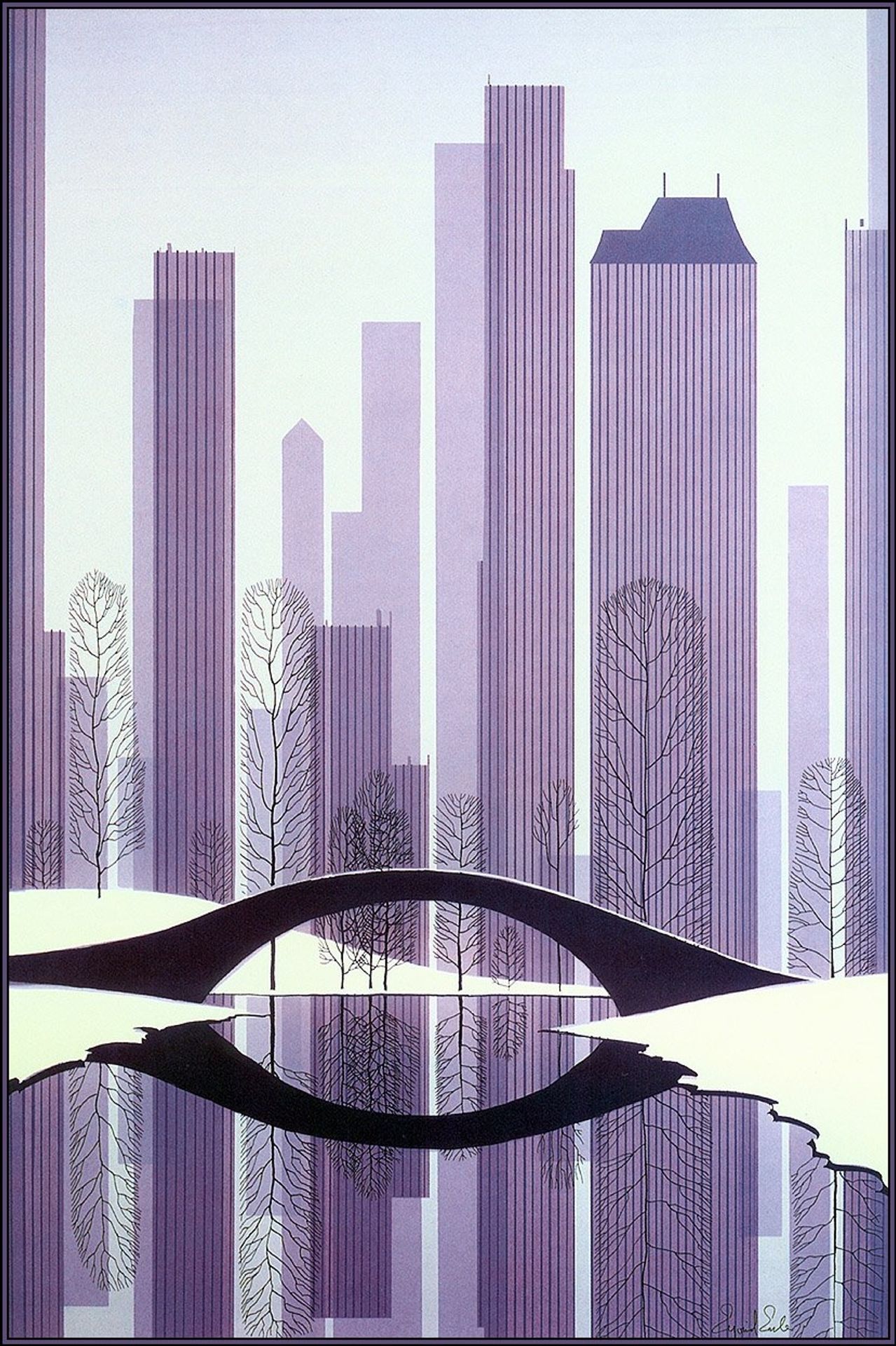 Central Park by Eyvind Earle