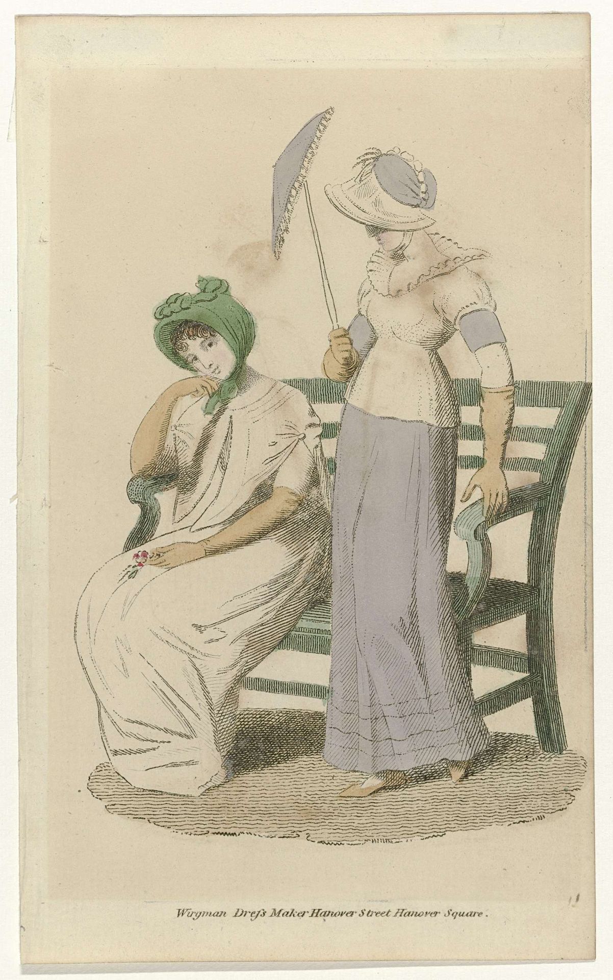 Ladies Monthly Museum, 1803 : Wirgman Dress Maker (...) by Anonymous