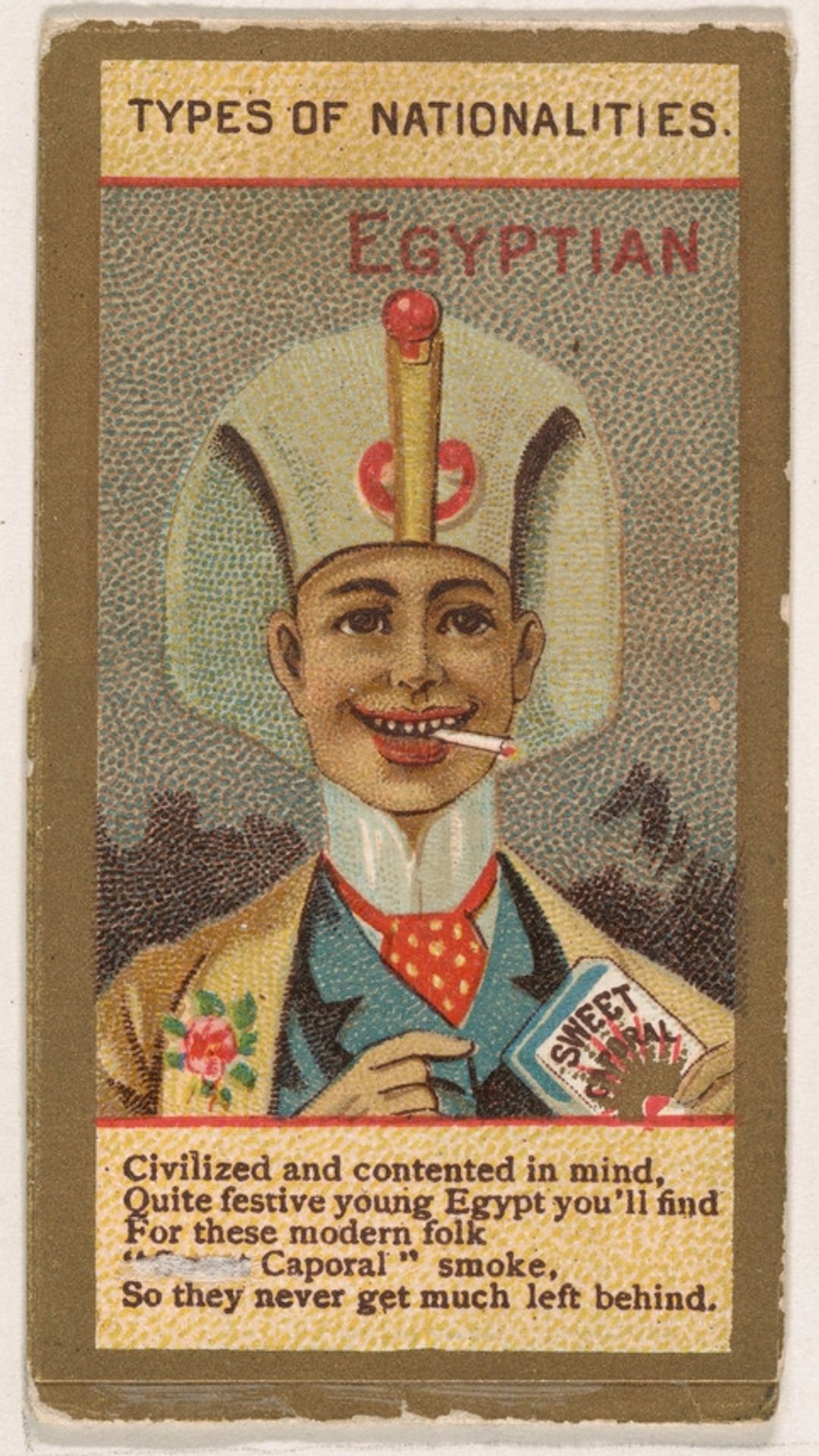 Egyptian, from Types of Nationalities (N240) issued by Kinney Bros. by Kinney Brothers Tobacco Company