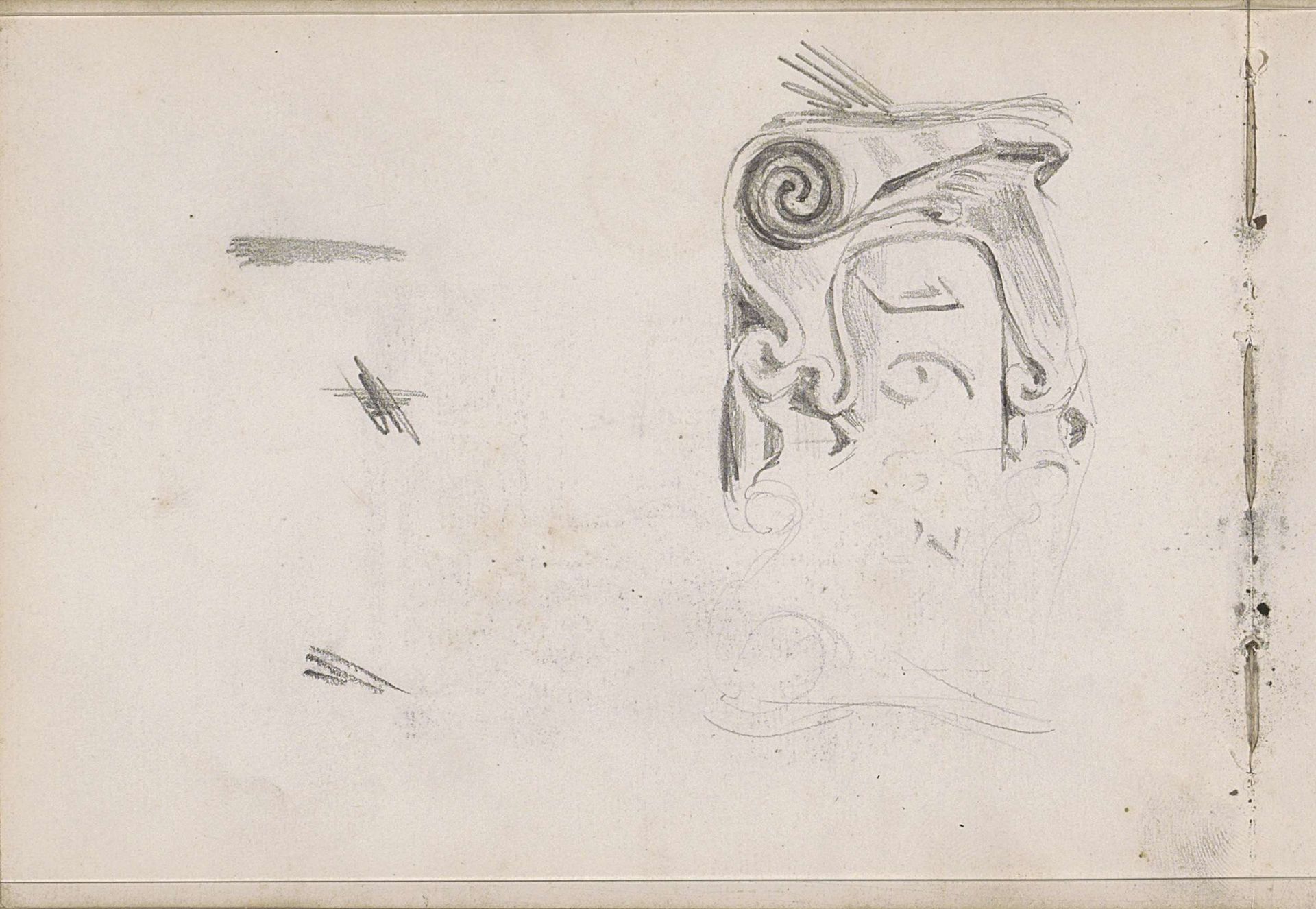 Gevelsteen met jaartal in cartouche by Jac van Looij