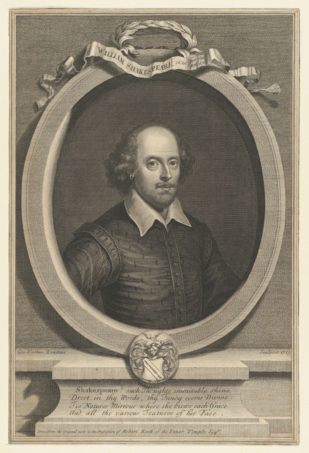 William Shakespeare by George Vertue
