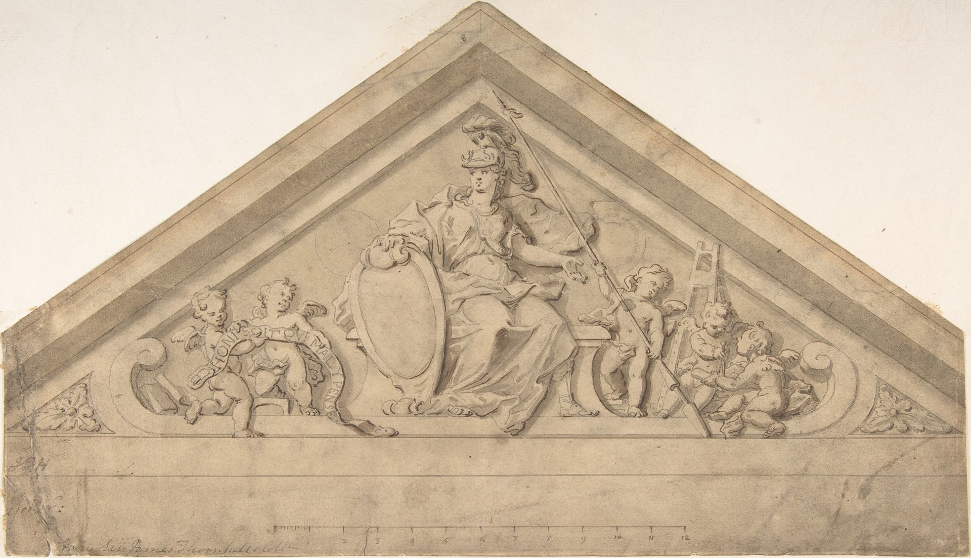 Design for a Pediment by Bouget