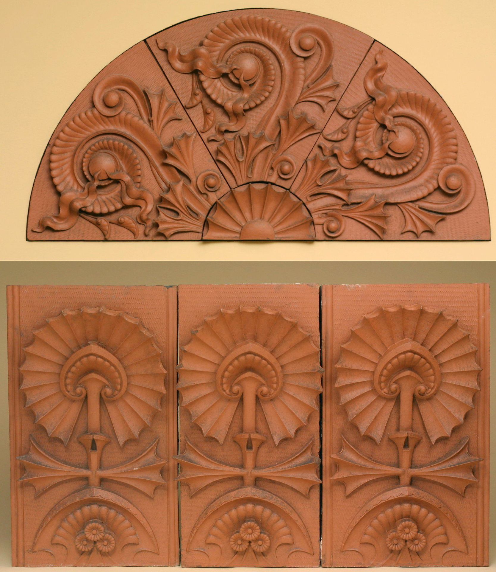 Lunette and decorative panel by Louis Henri Sullivan