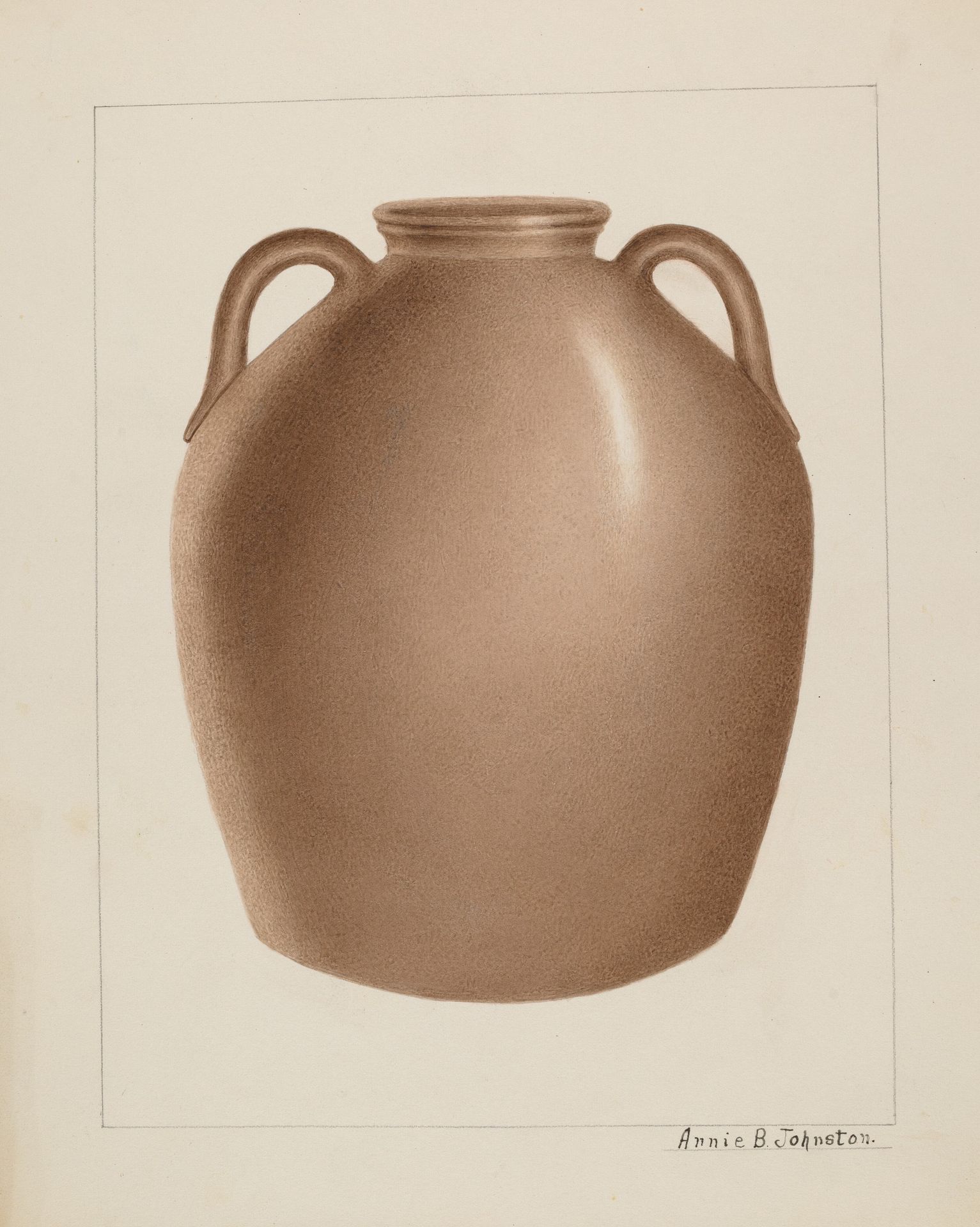 Stoneware Jar by Annie B. Johnston