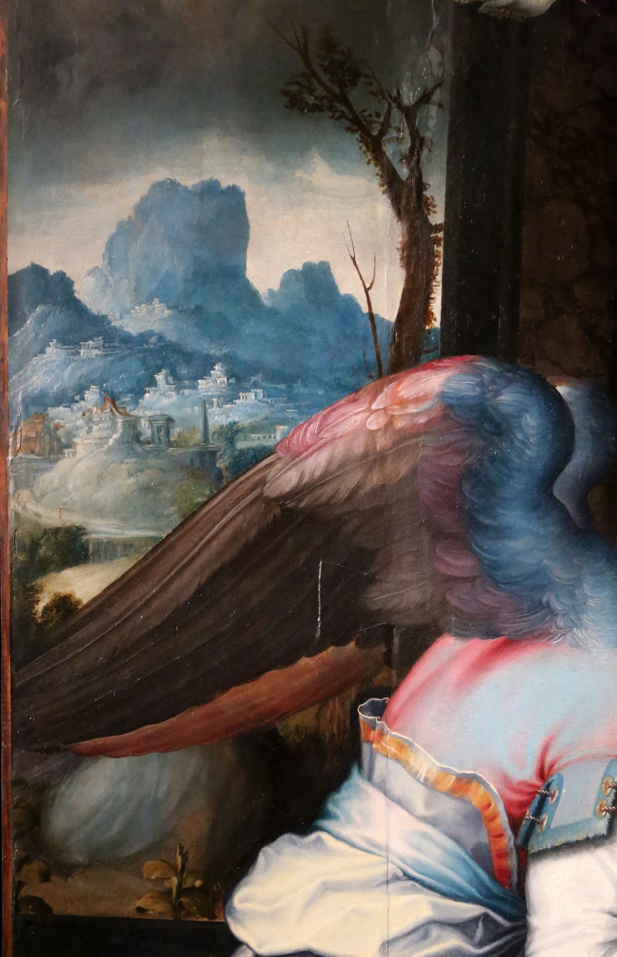 Annunciation (detail) by Francesco de' Rossi (Francesco Salviati), "Cecchino"