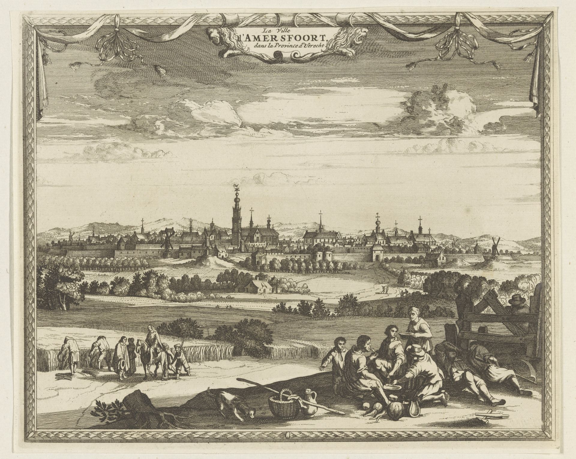 Gezicht op Amersfoort by Anonymous