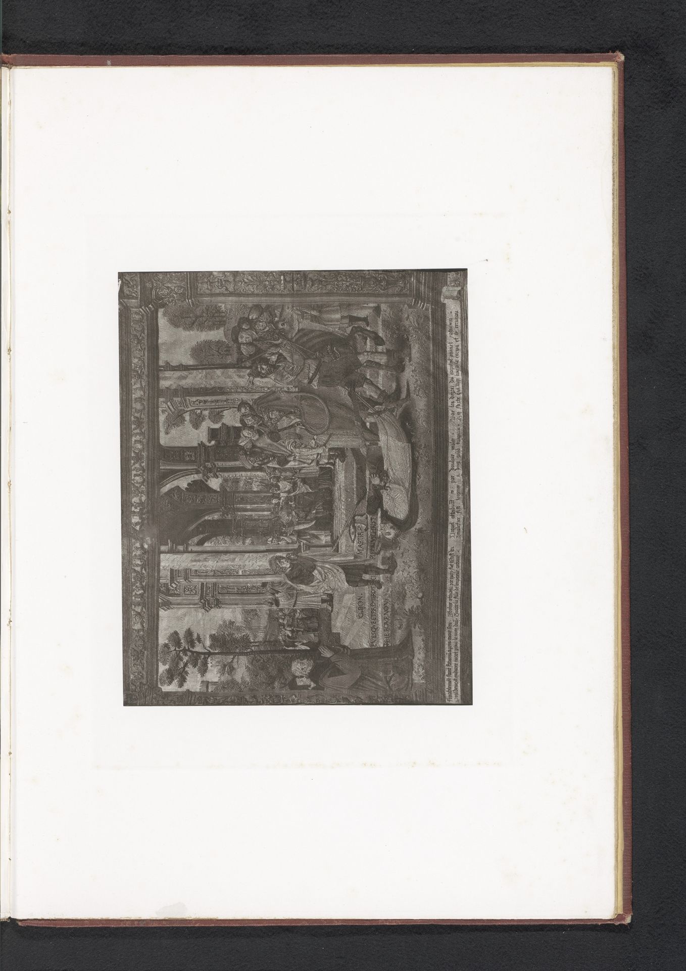 Wandtapijt met een voorstelling uit het leven van de heilige Saturninus van Toulouse, opgesteld tijdens de Exposition Rétrospective van 1873 in Tours, Frankrijk by Gabriel Blaise