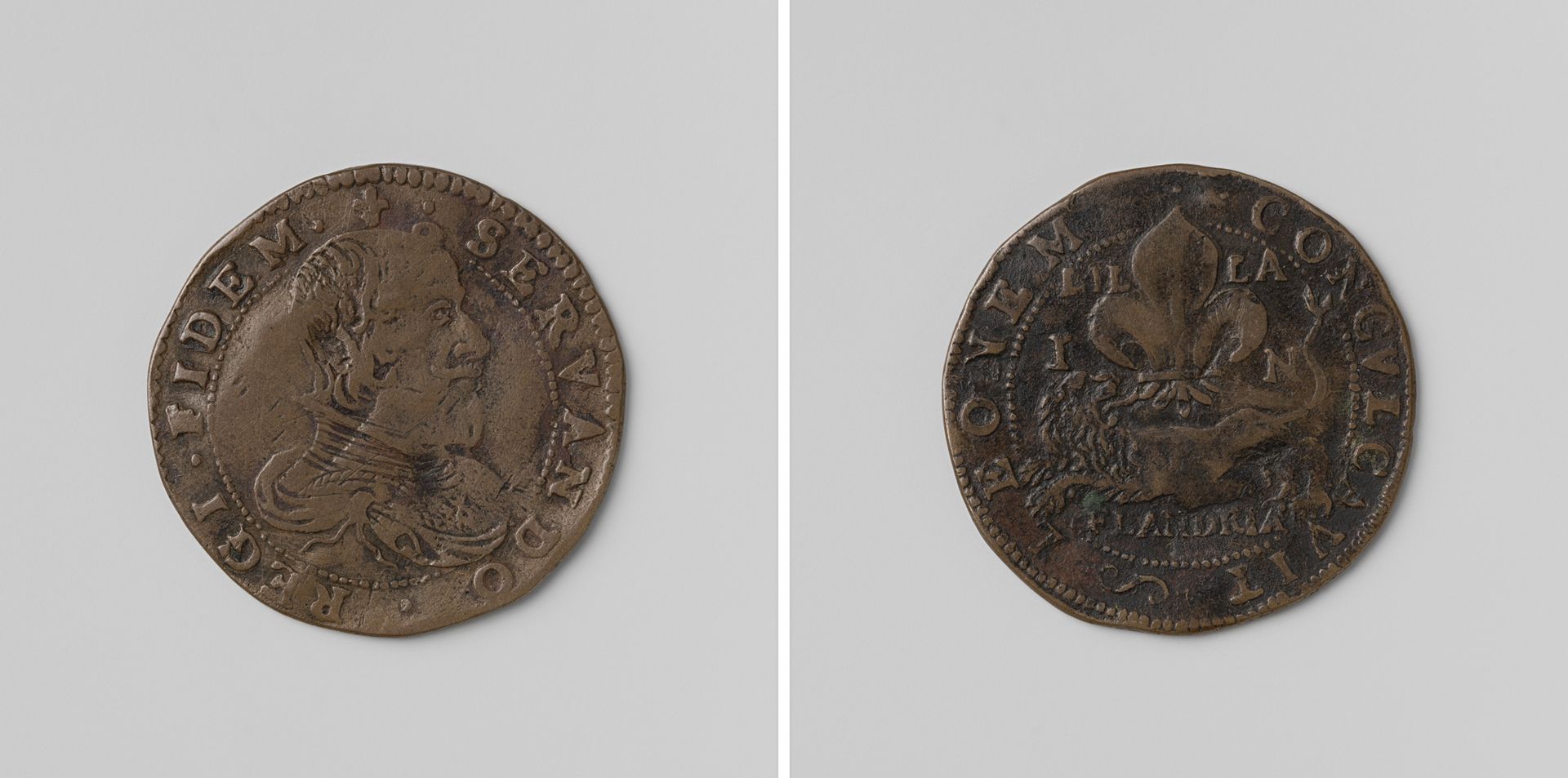 Filips IV, koning van Spanje, rekenpenning van Vlaanderen [?] by Anonymous