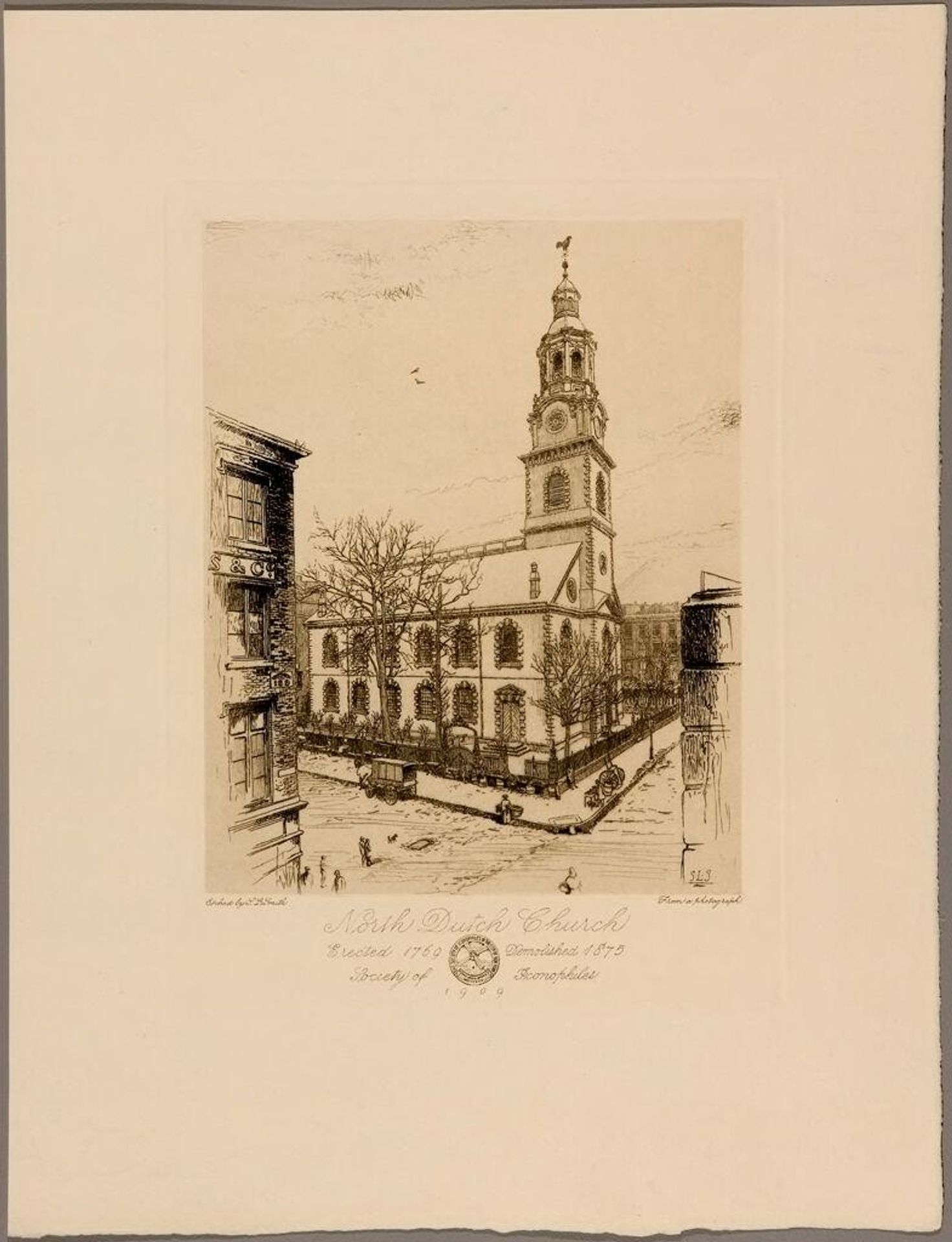 North Dutch Church, Erected 1769, Demolished 1875 by Sidney L. Smith