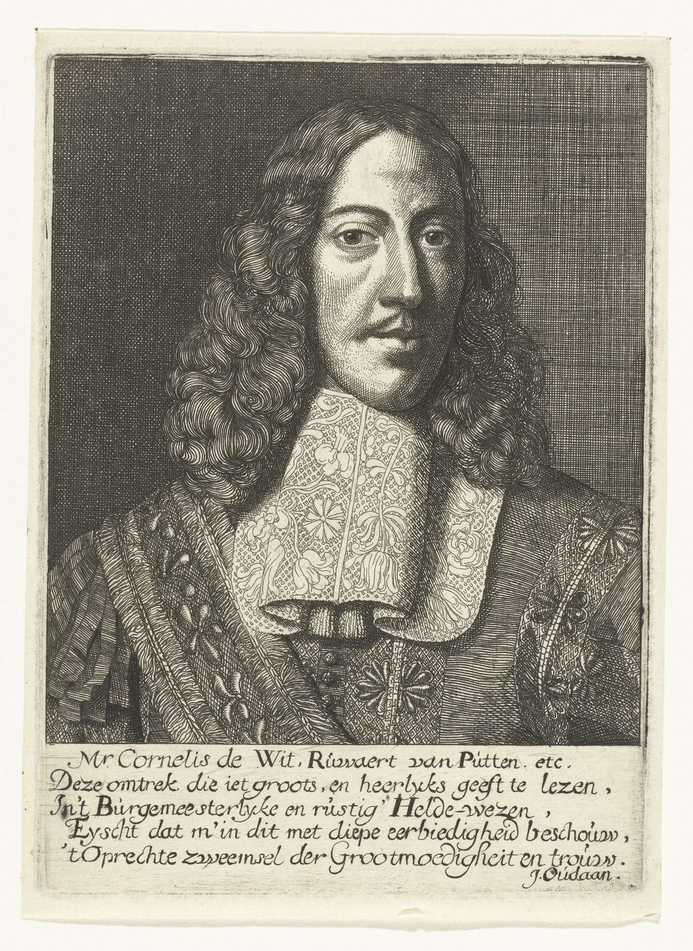 Portret van Cornelis de Witt by Samuel van Hoogstraten