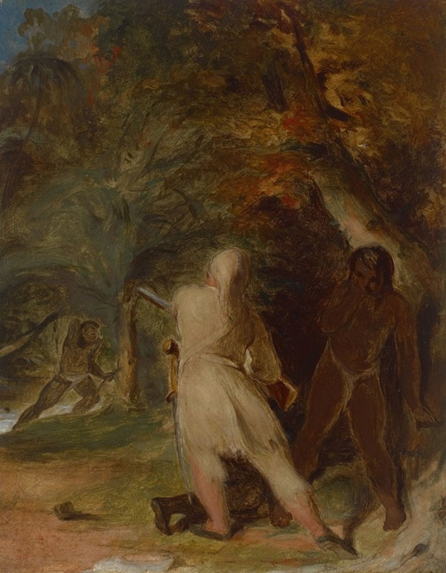 Saving the Life of Friday by Thomas Sully