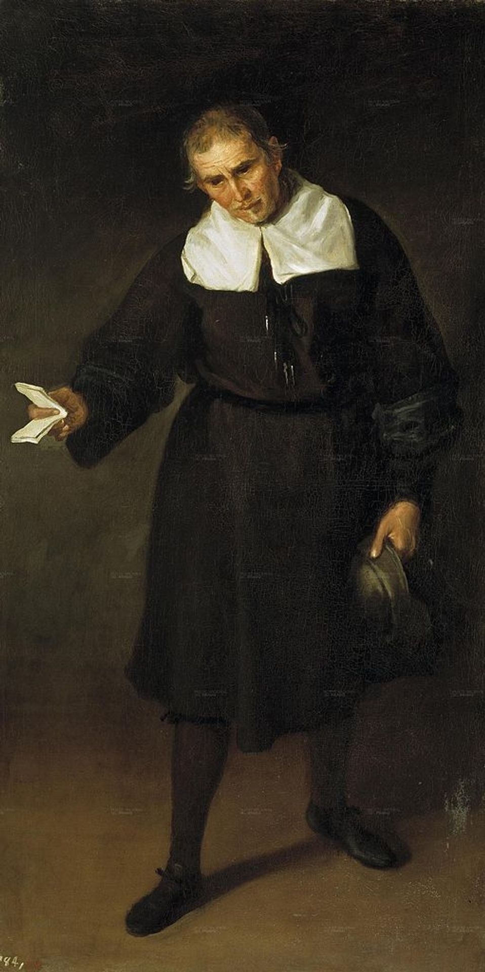 Bufón Francisco Bazán by Juan Carreno de Miranda