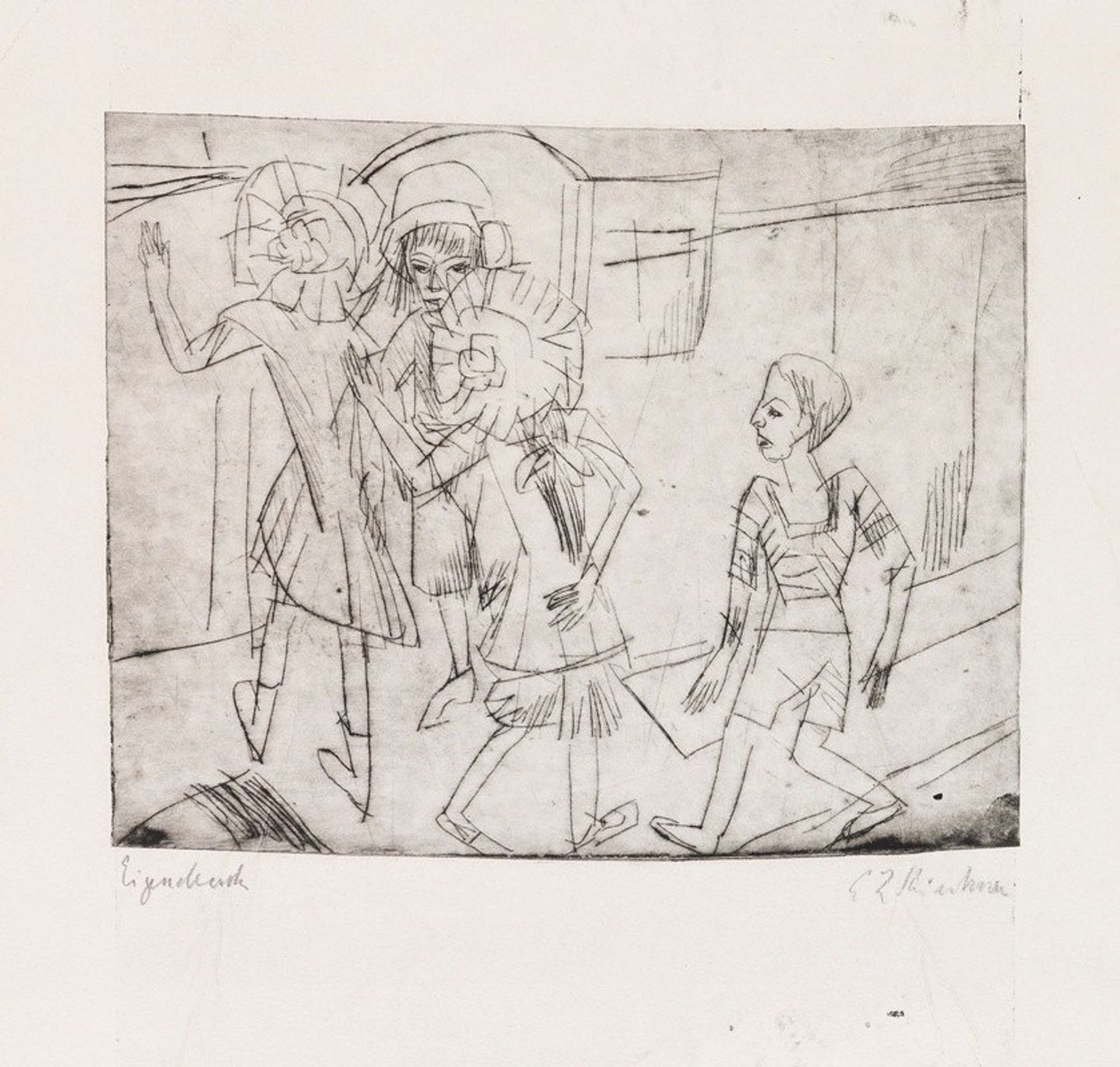 Spielende Kinder by Ernst Ludwig Kirchner