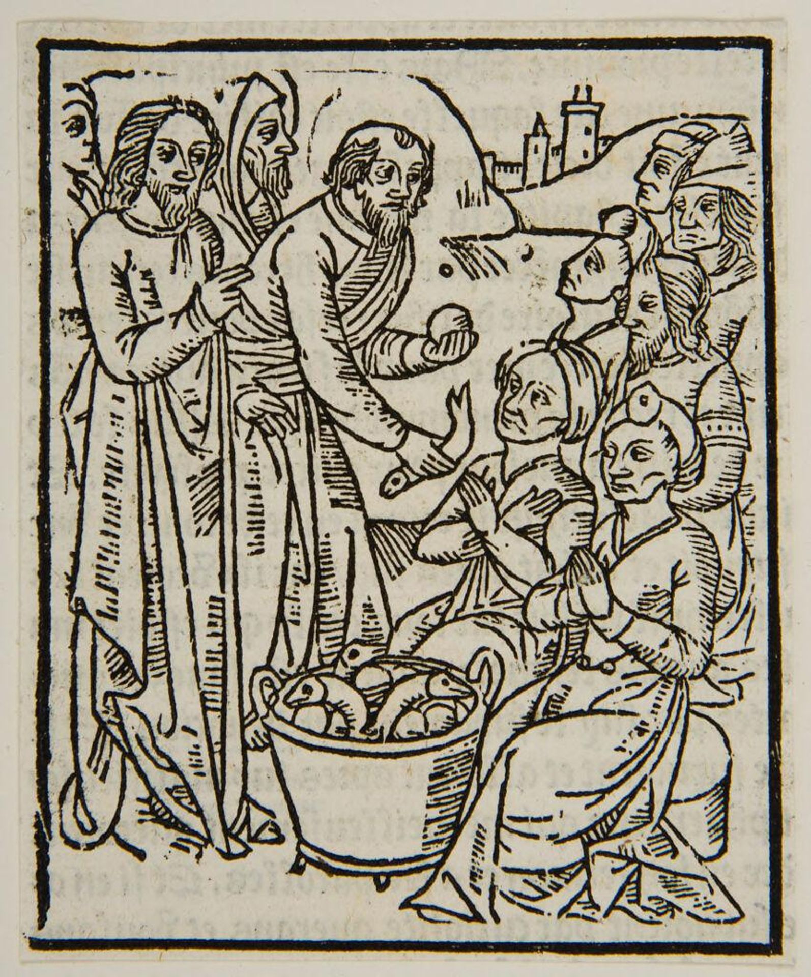 Multiplication of the Fish and the Loaves by Anonymous