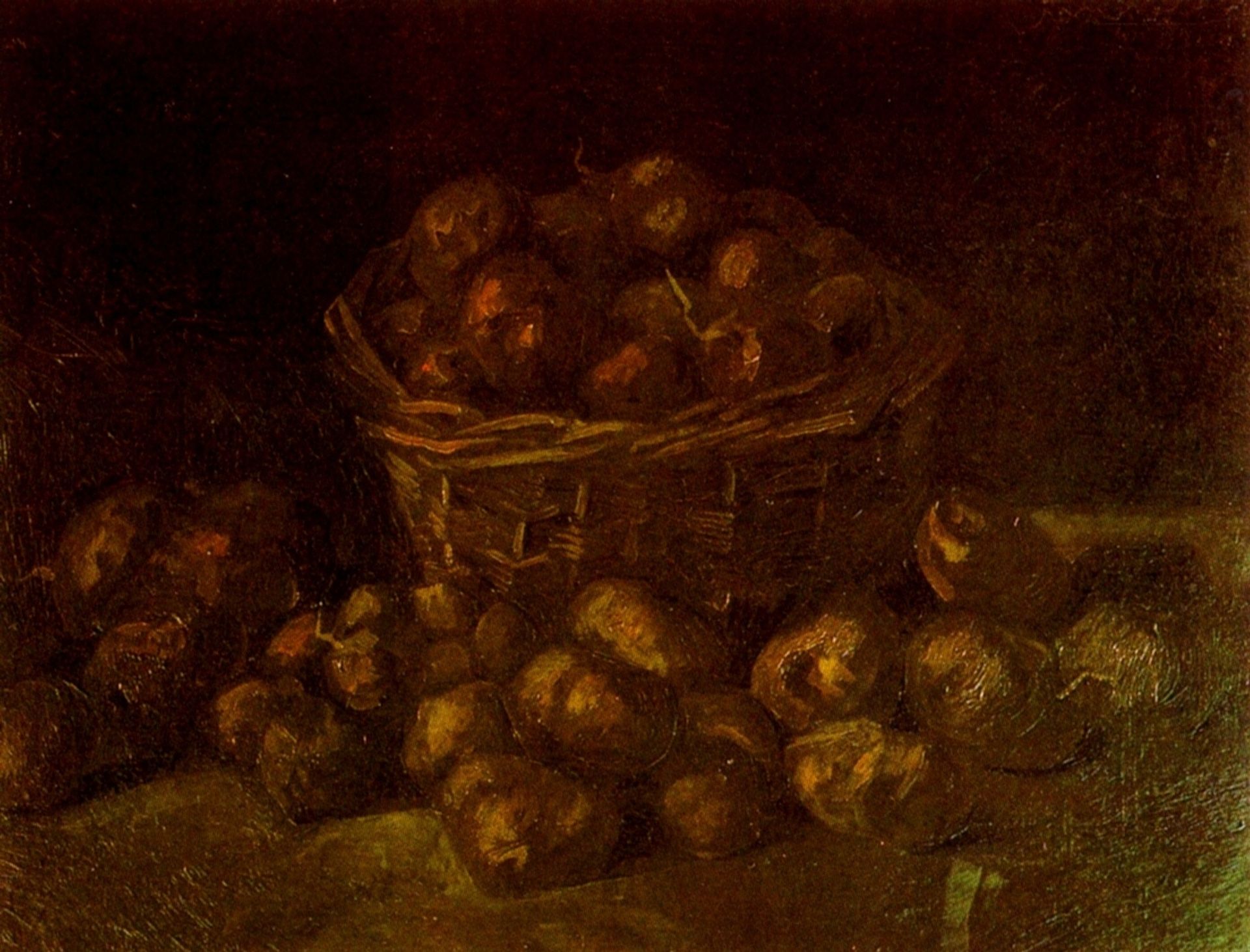 Basket of Potatoes by Vincent van Gogh