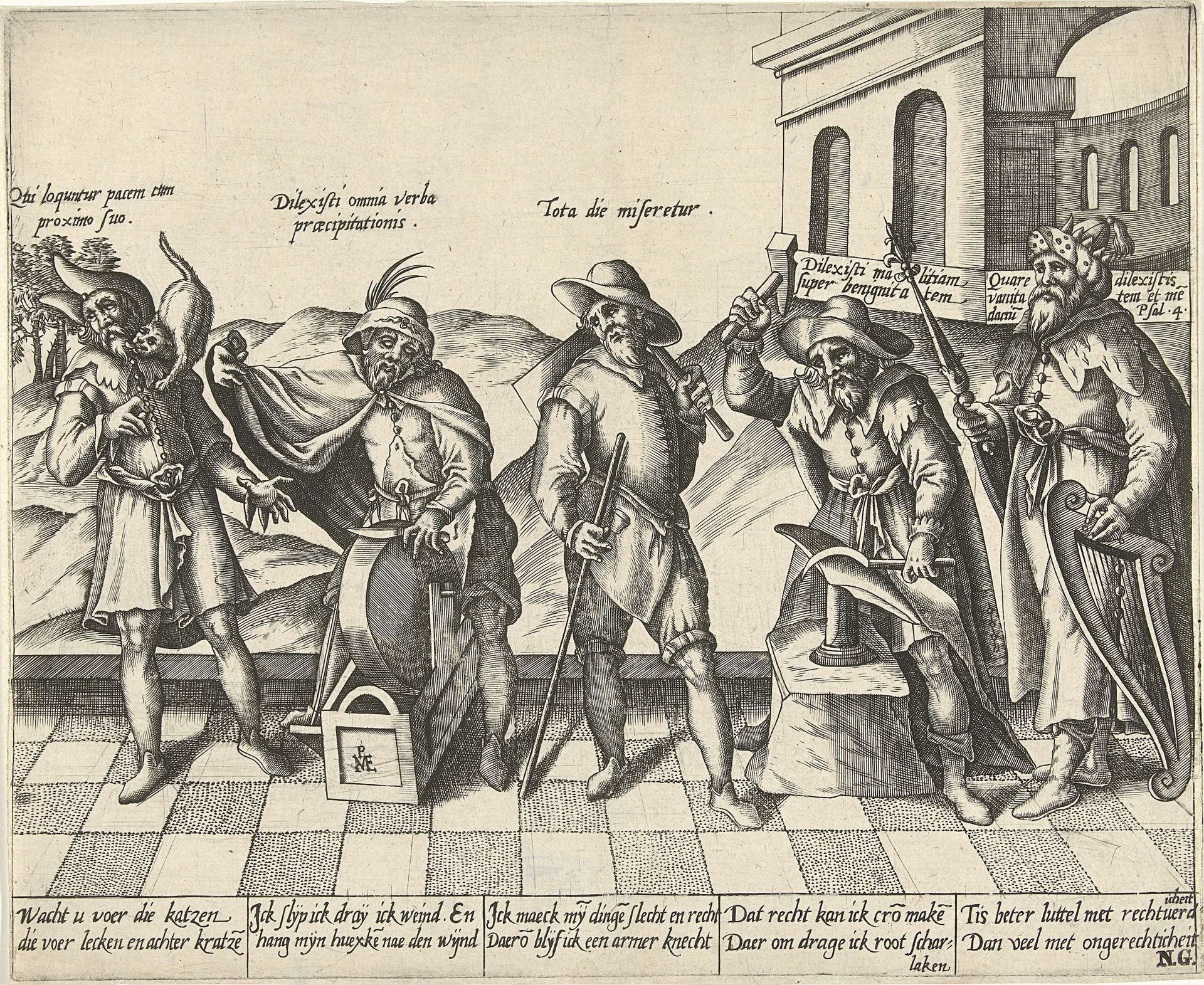Verbeelde spreekwoorden by Pieter van der Heyden