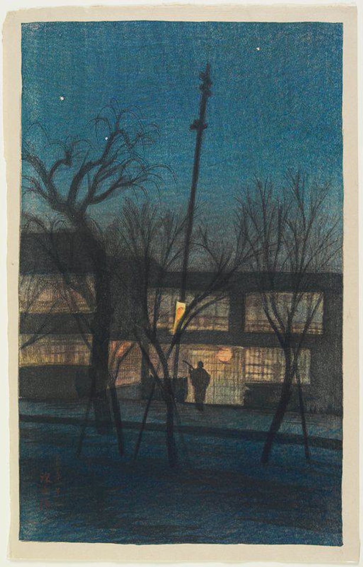 Ikenohata at Night by Ito Shinsui