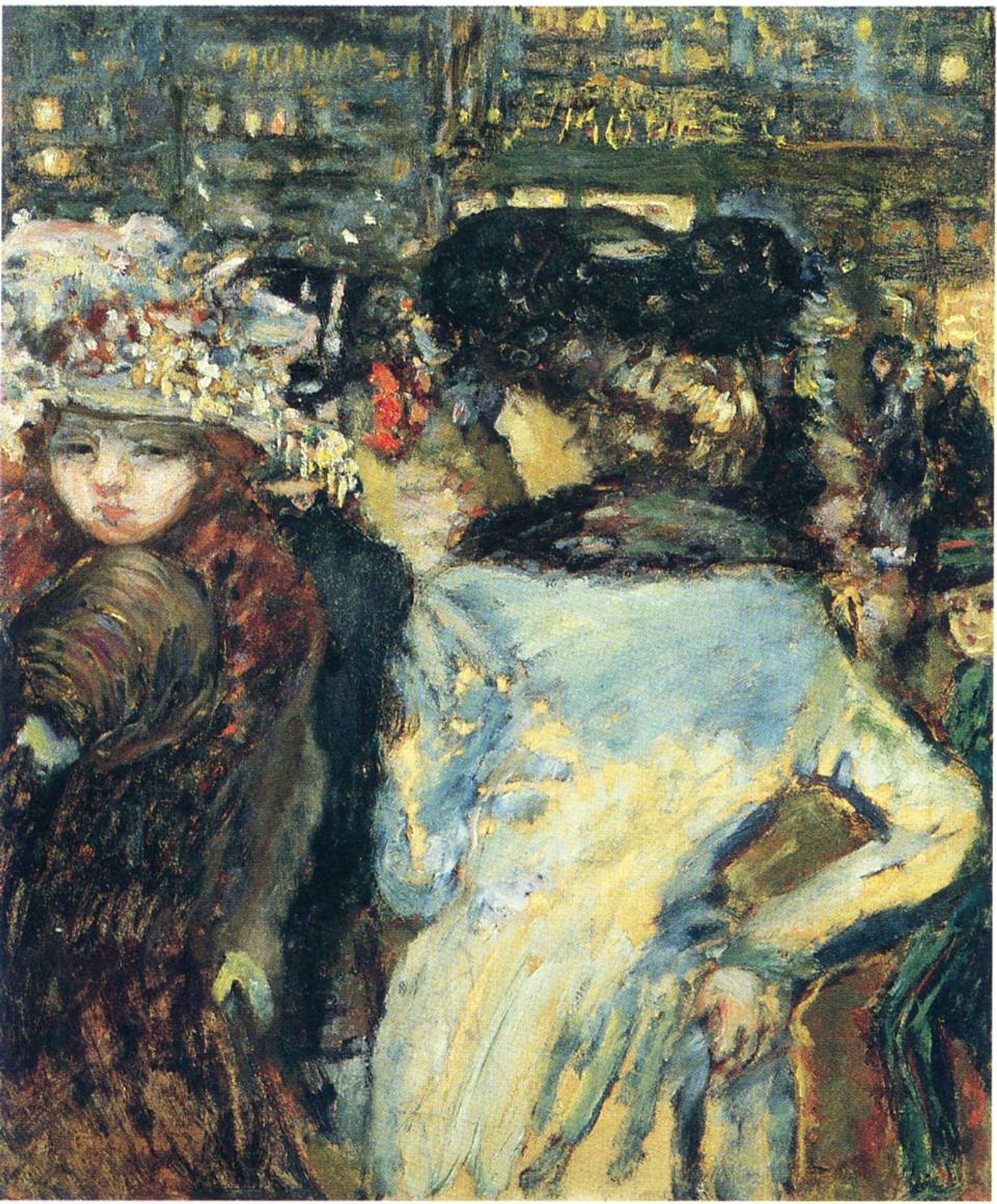 Two Elegant Ladies, Place de Clichy by Pierre Bonnard