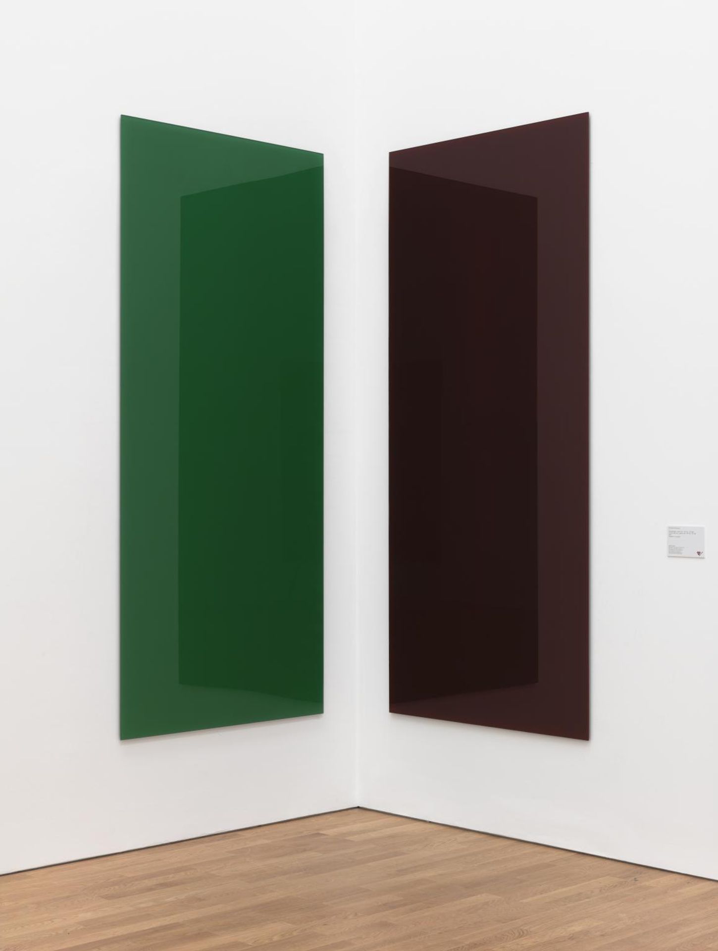 Corner Mirror, green-red (737-2 A, 737-2 B) by Gerhard Richter