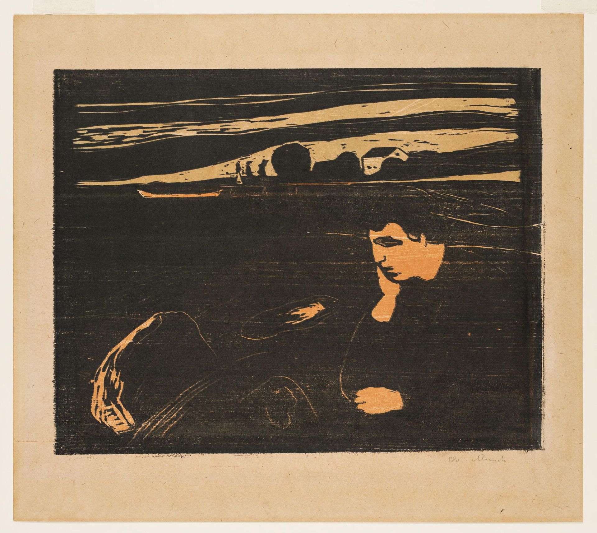Melancholy III by Edvard Munch