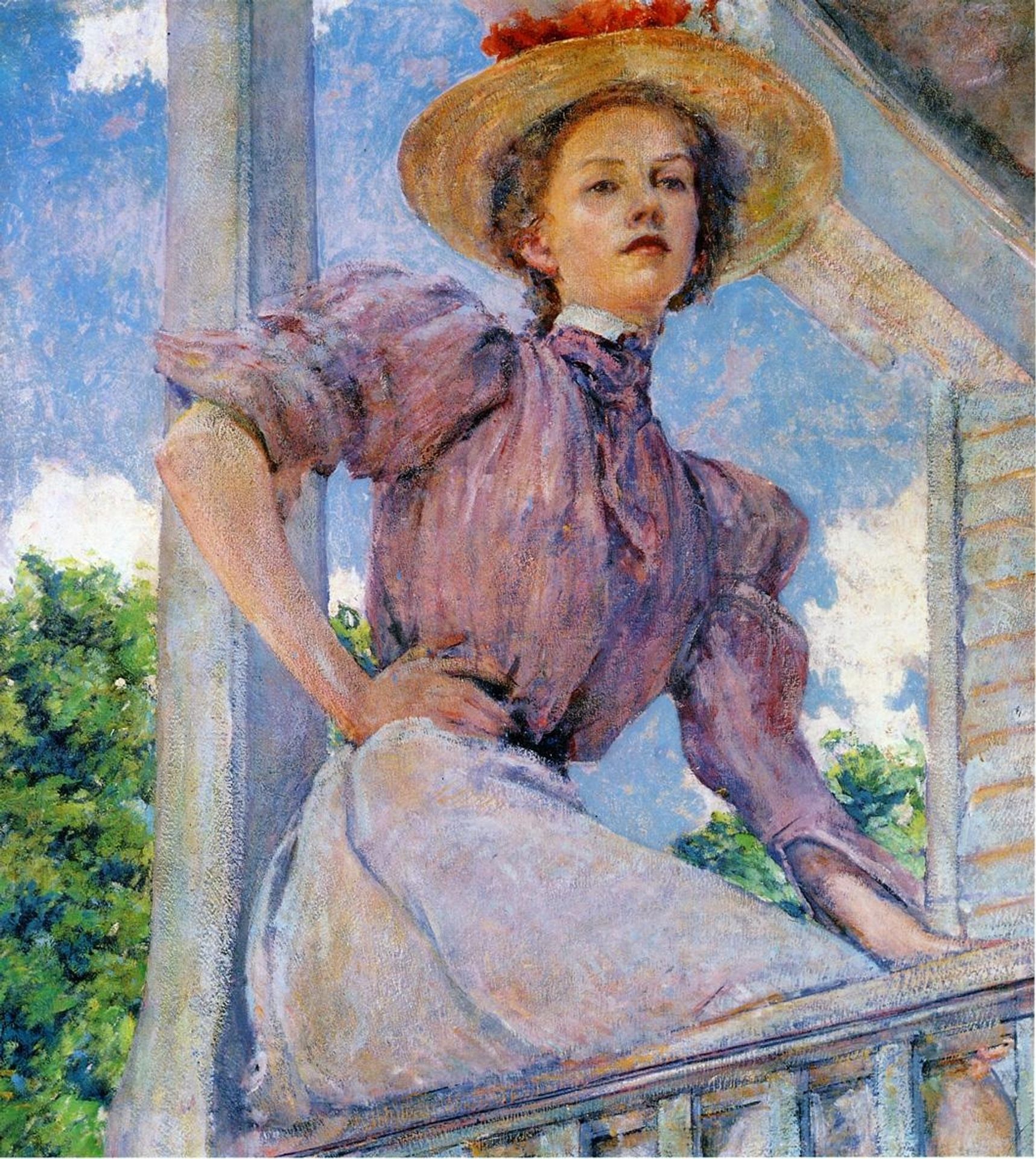 A Summer Girl by Robert Lewis Reid
