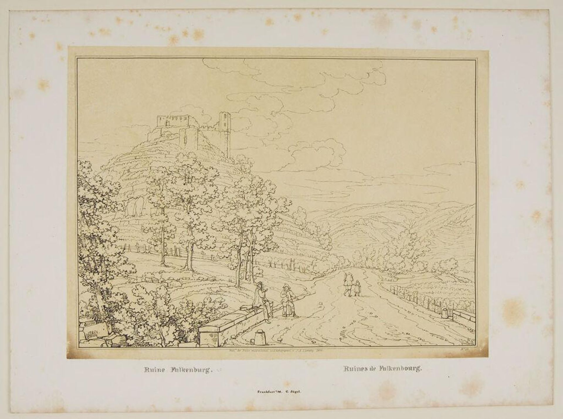 Ruine Falkenburg by Johann Adolf Lasinsky