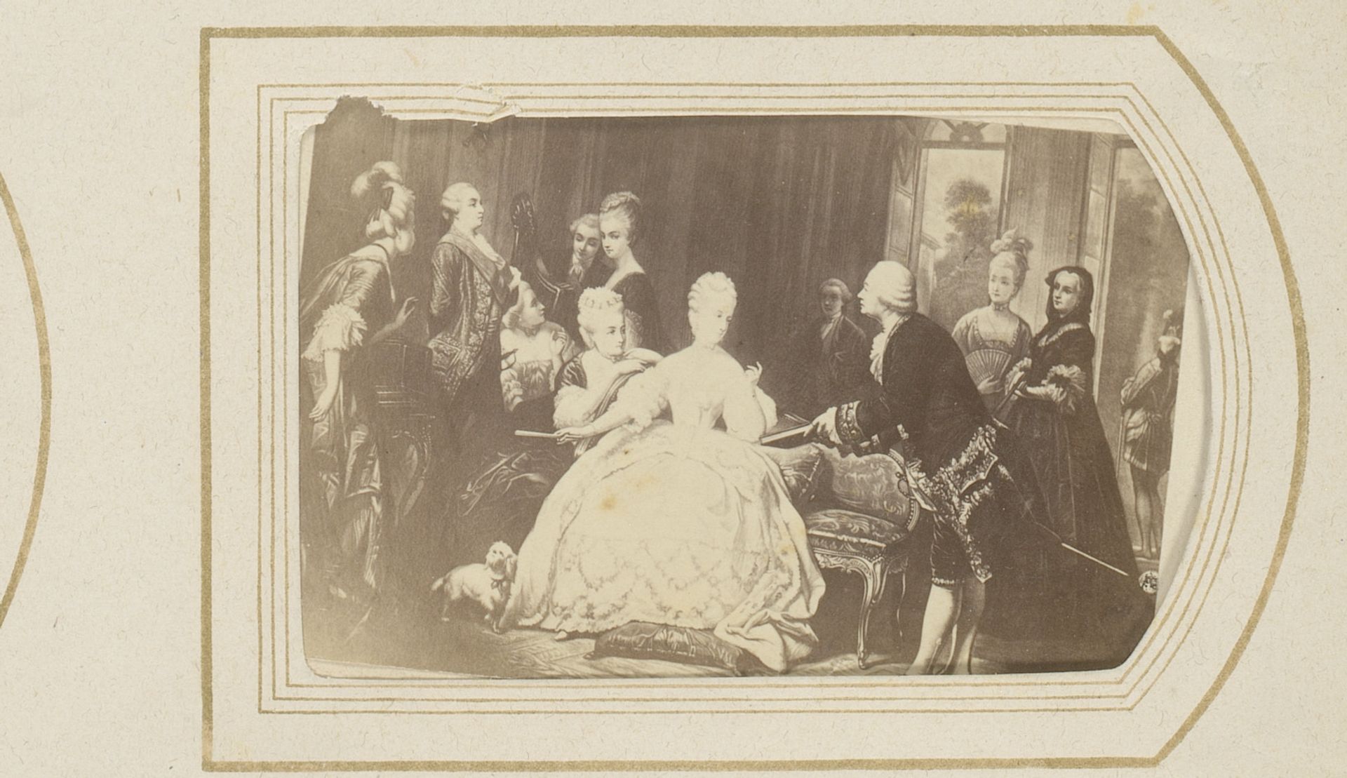 Fotoreproductie van Gluck in Trianon door Edouard Hamman by Anonymous