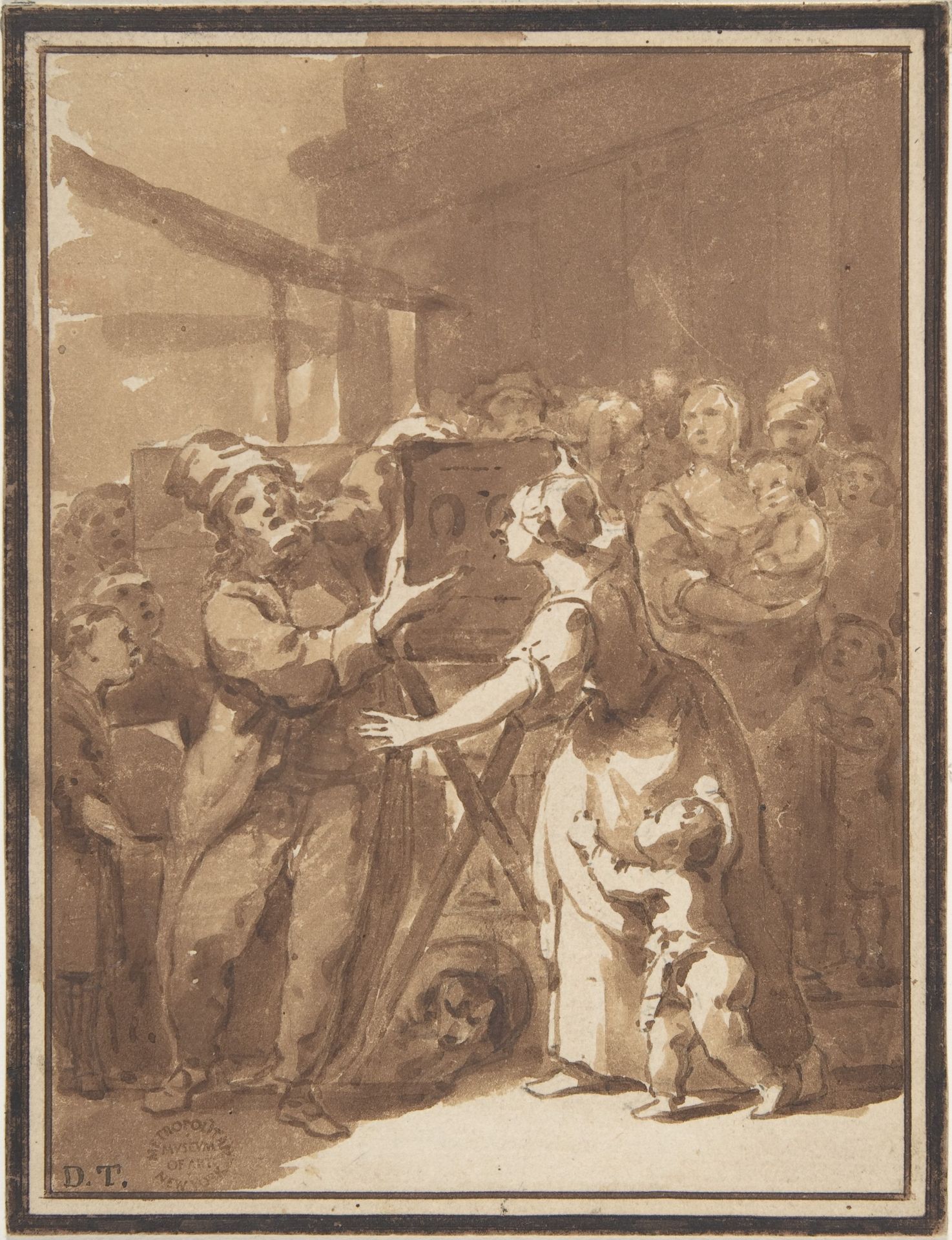 Scene at a Fair: A Peep Show by Anonymous