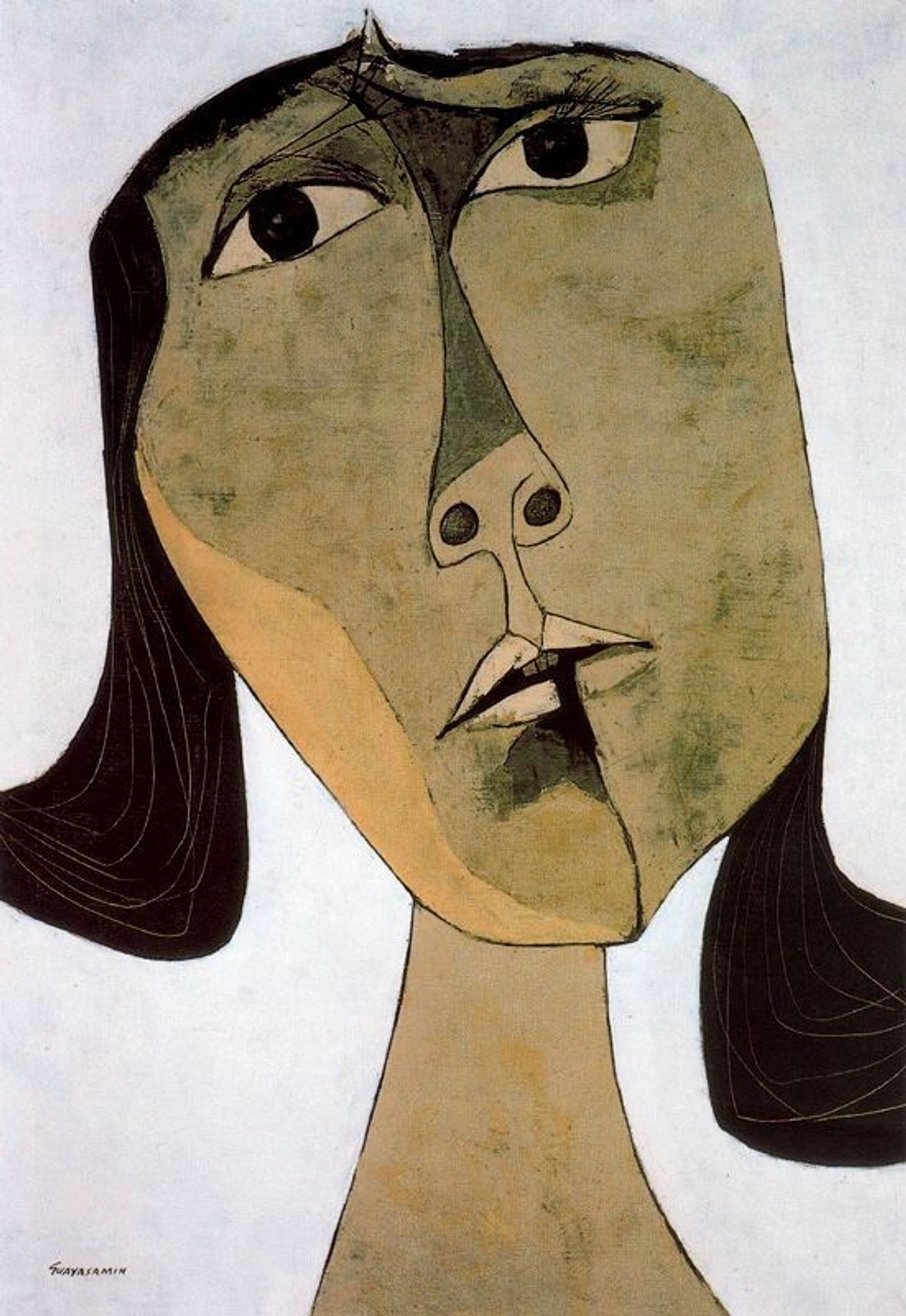 Homenaje a Tania nº 1 by Oswaldo Guayasamin