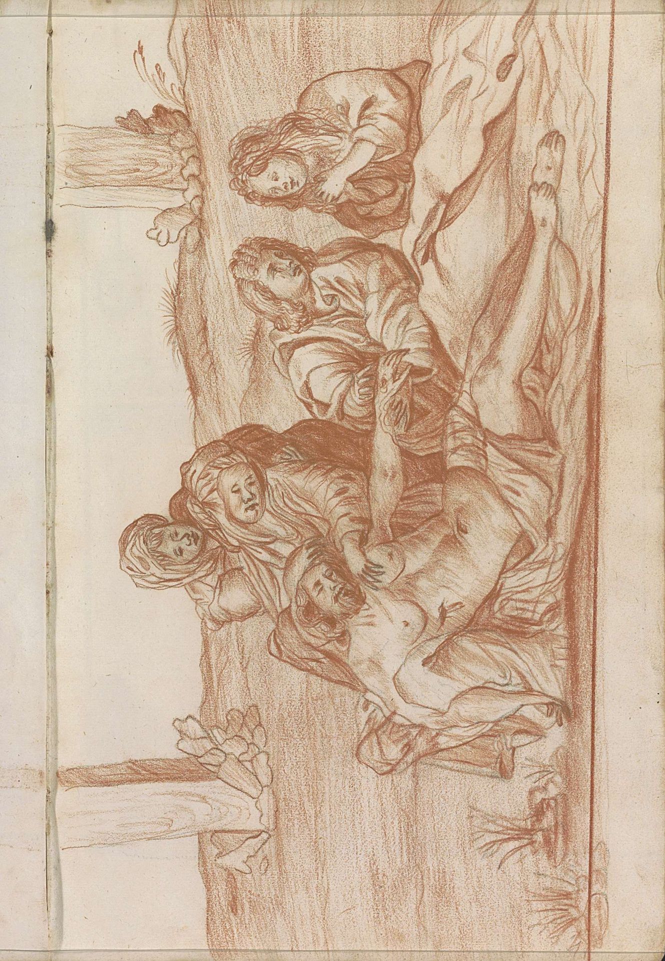 Graflegging van Christus by Hendrick van Beaumont
