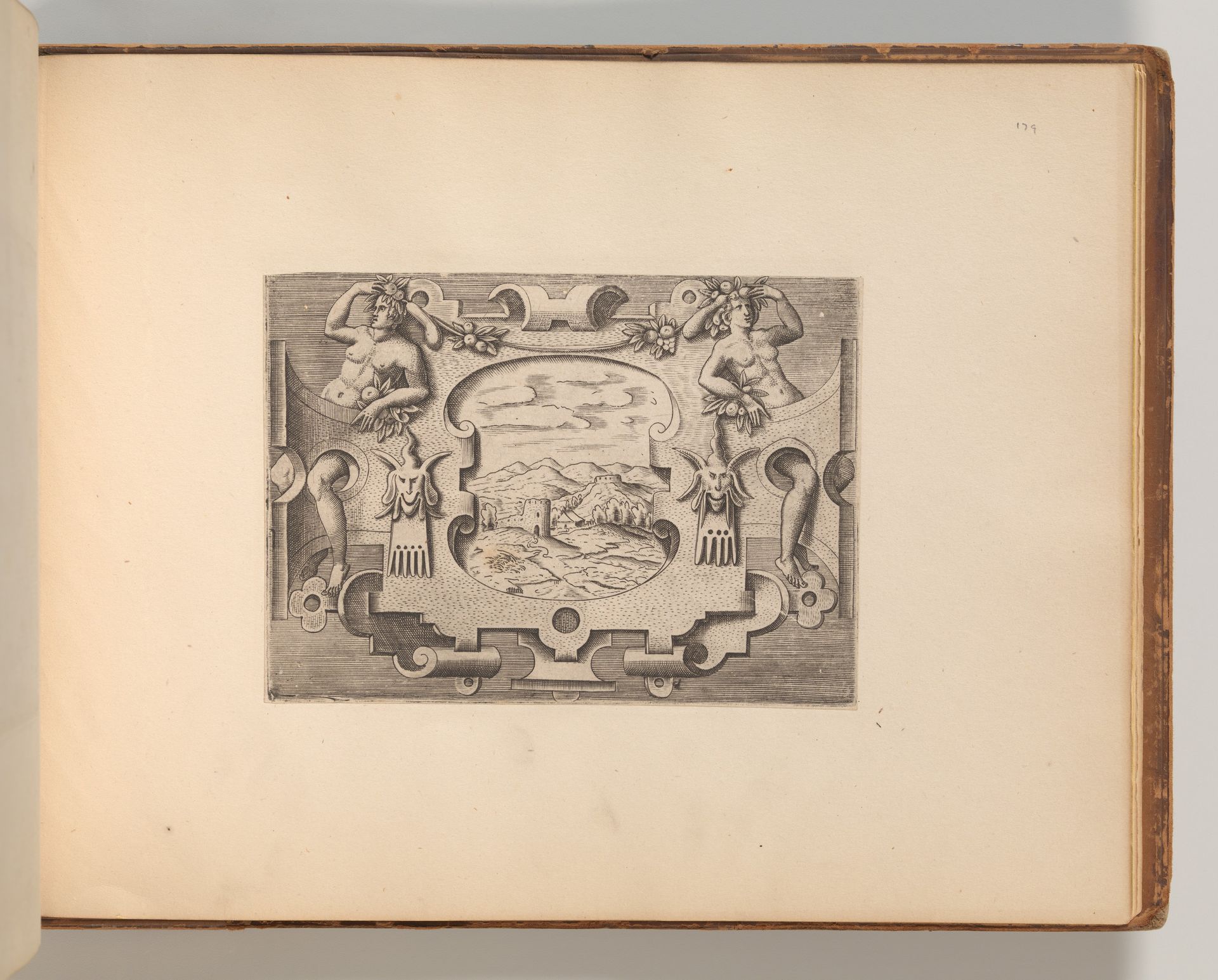 Series of Cartouches, in: Targhe ed altri ornati di varie e capricciose invenzioni (Cartouches and other ornaments of various and capricious invention, page 53) by Cornelis Bos
