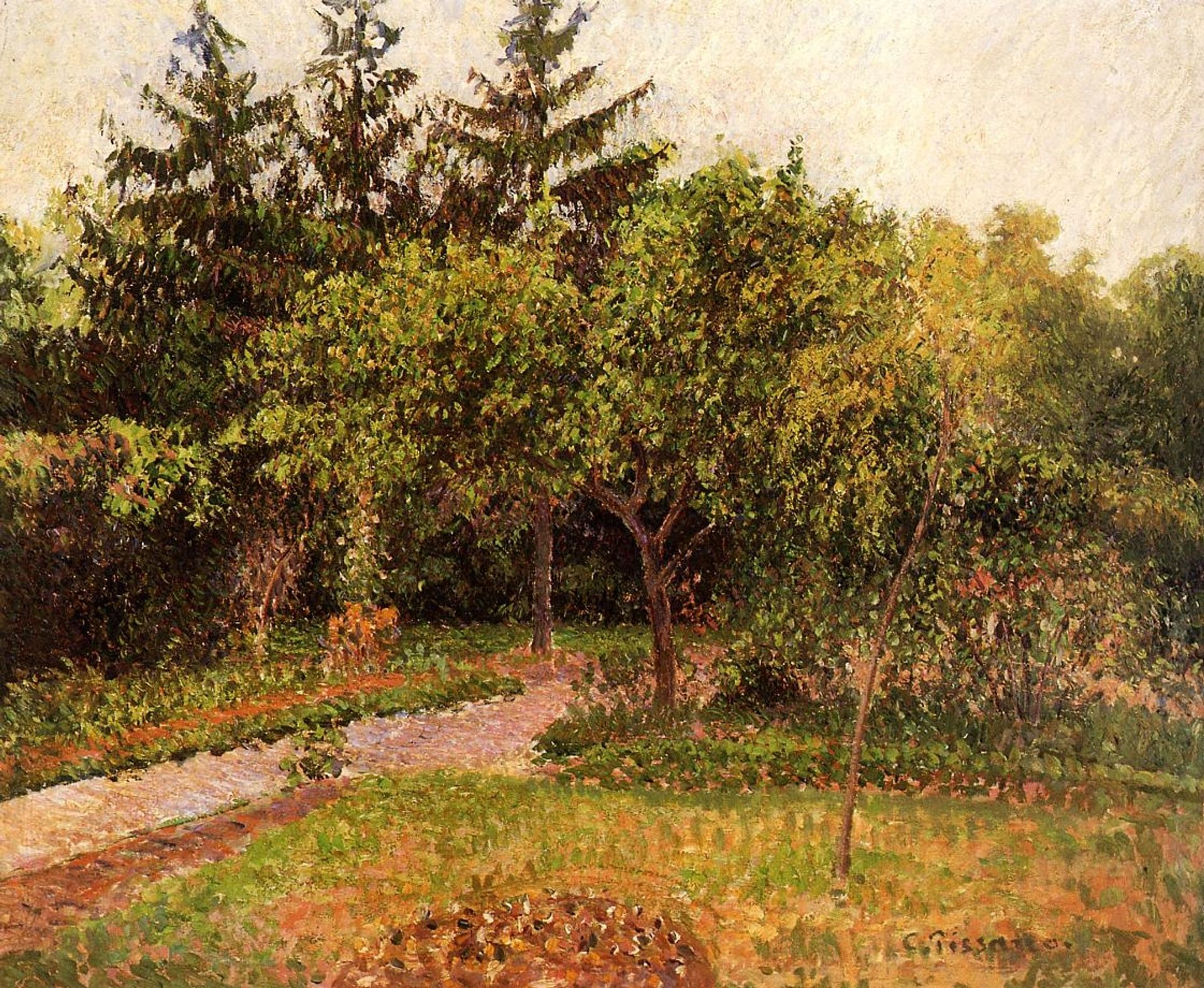 The Garden at Eragny by Camille Pissarro