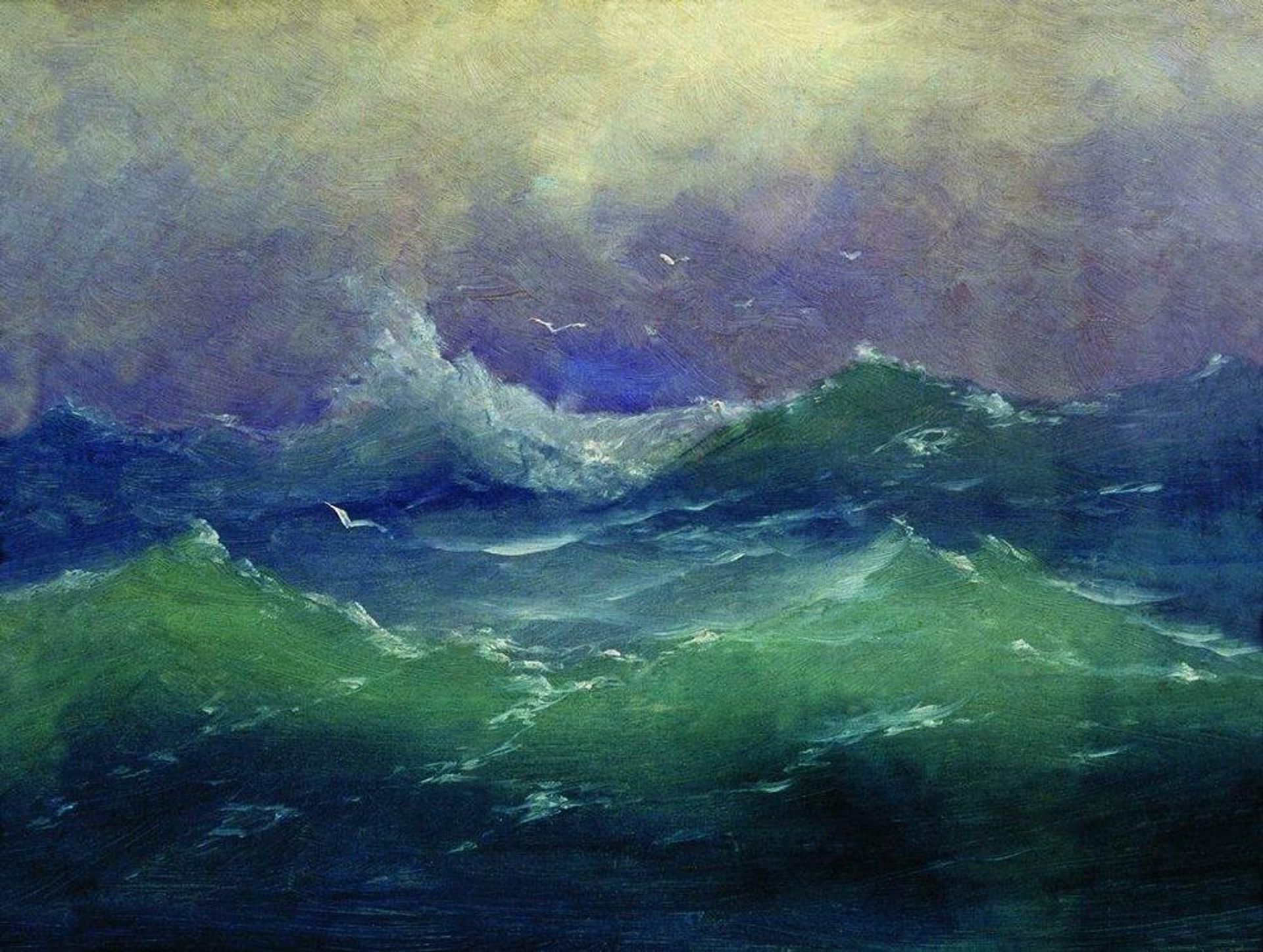 Waves by Arkhyp Kuindzhi