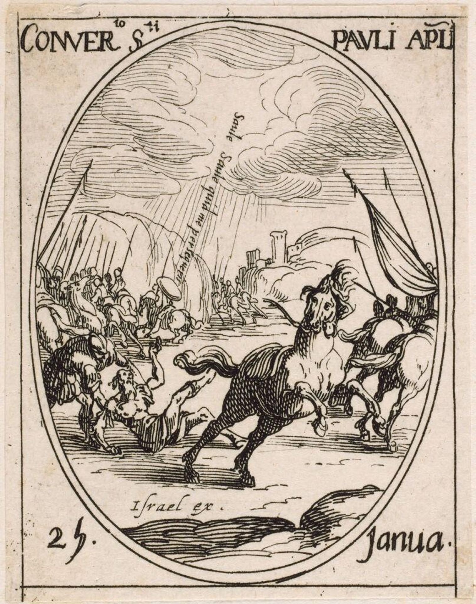 Conversion of Saint Paul by Jacques Callot