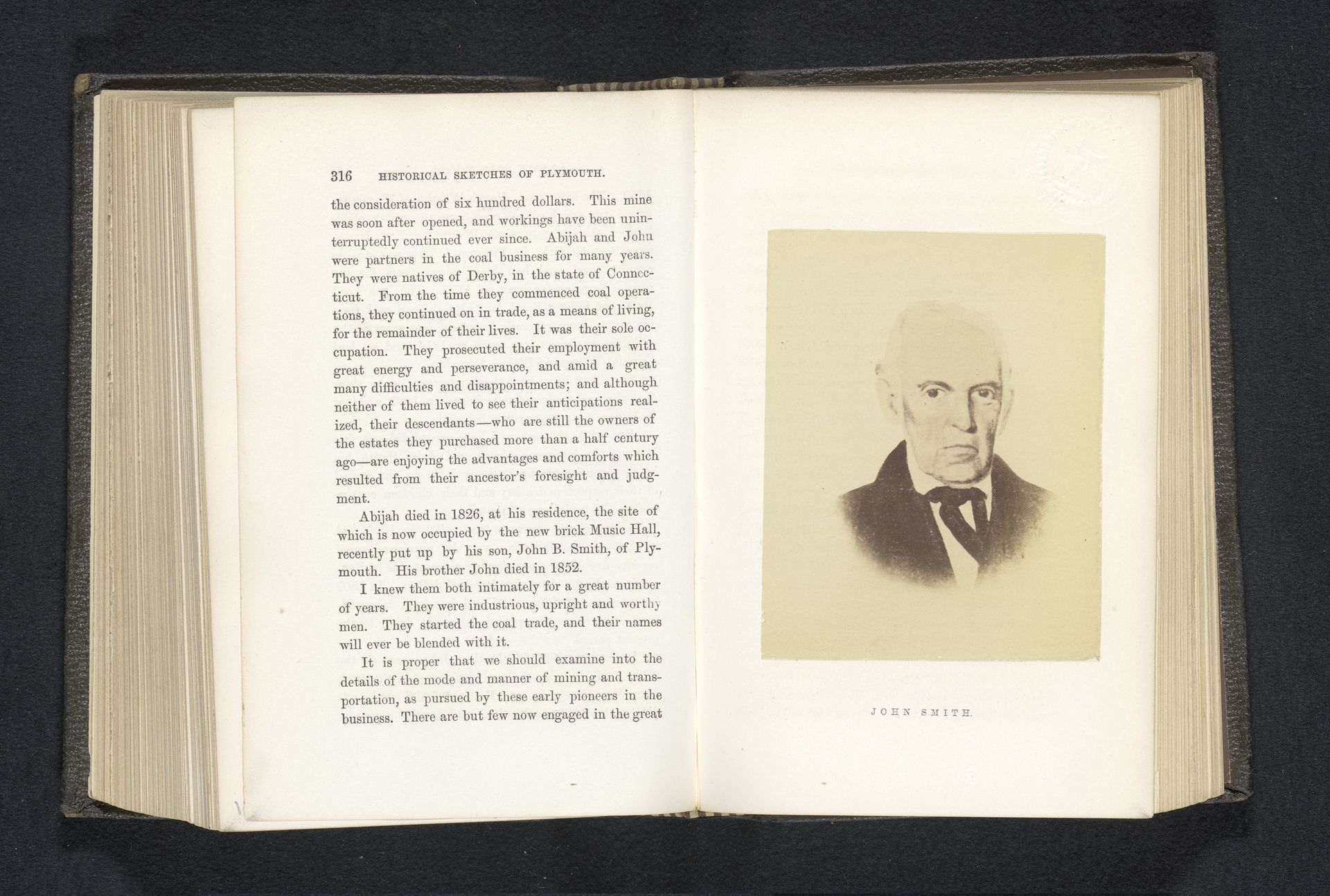 Fotoreproductie van een portret van John Smith by William H. Schurch