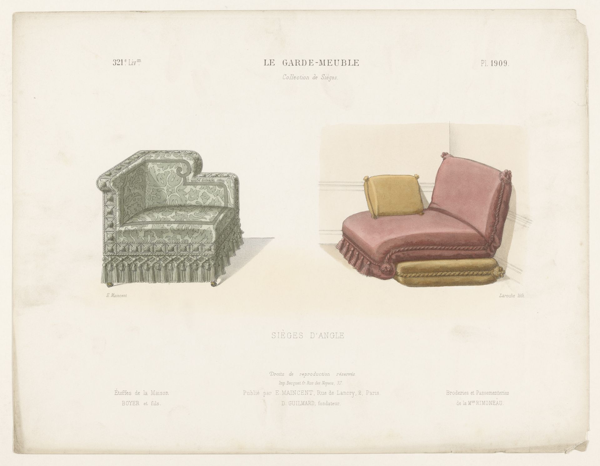 Twee stoelen by Léon Laroche