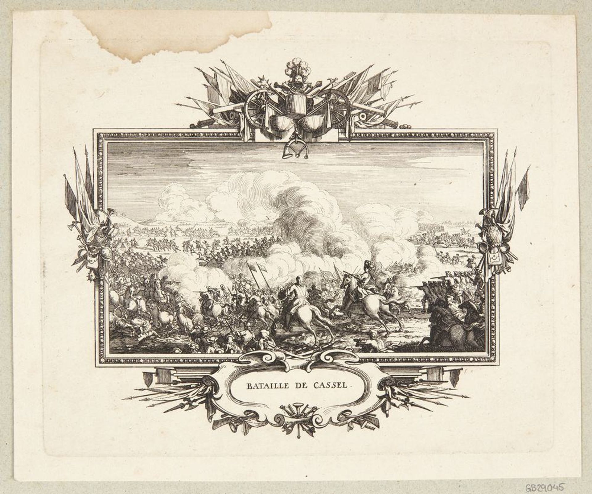Slaget ved Cassel (Bataille de Cassel) by Johanna Sibylla Küsel