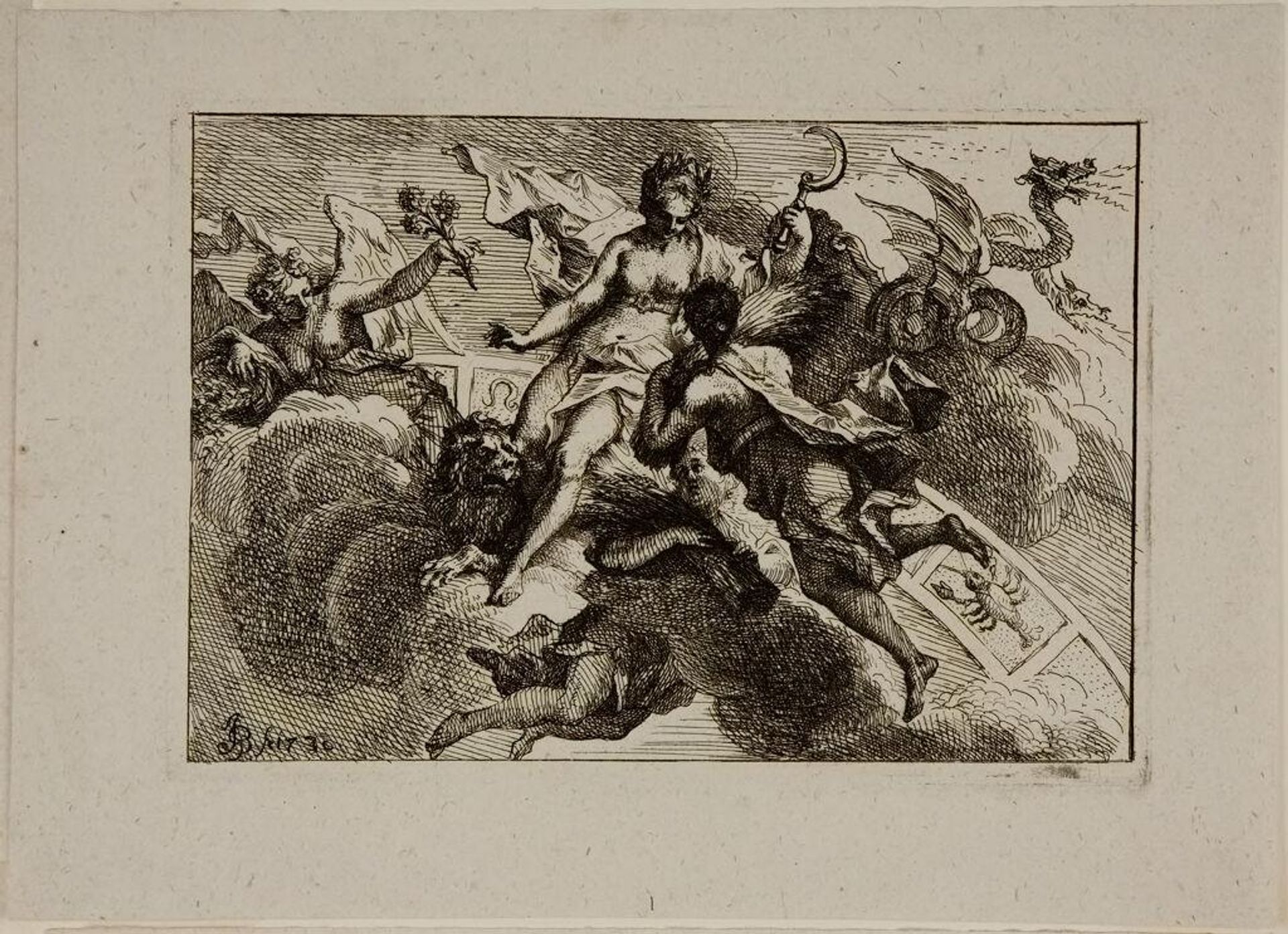 Summer by Johann Georg Bergmüller