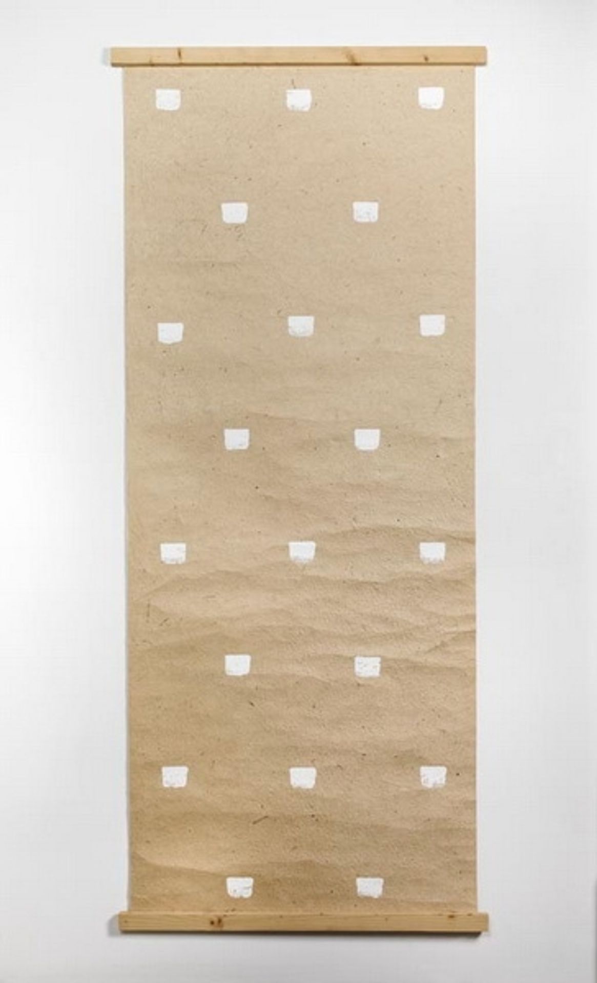 Imprints of a No. 50 Paintbrush Repeated at Regular Intervals of 30 cm. by Niele Toroni